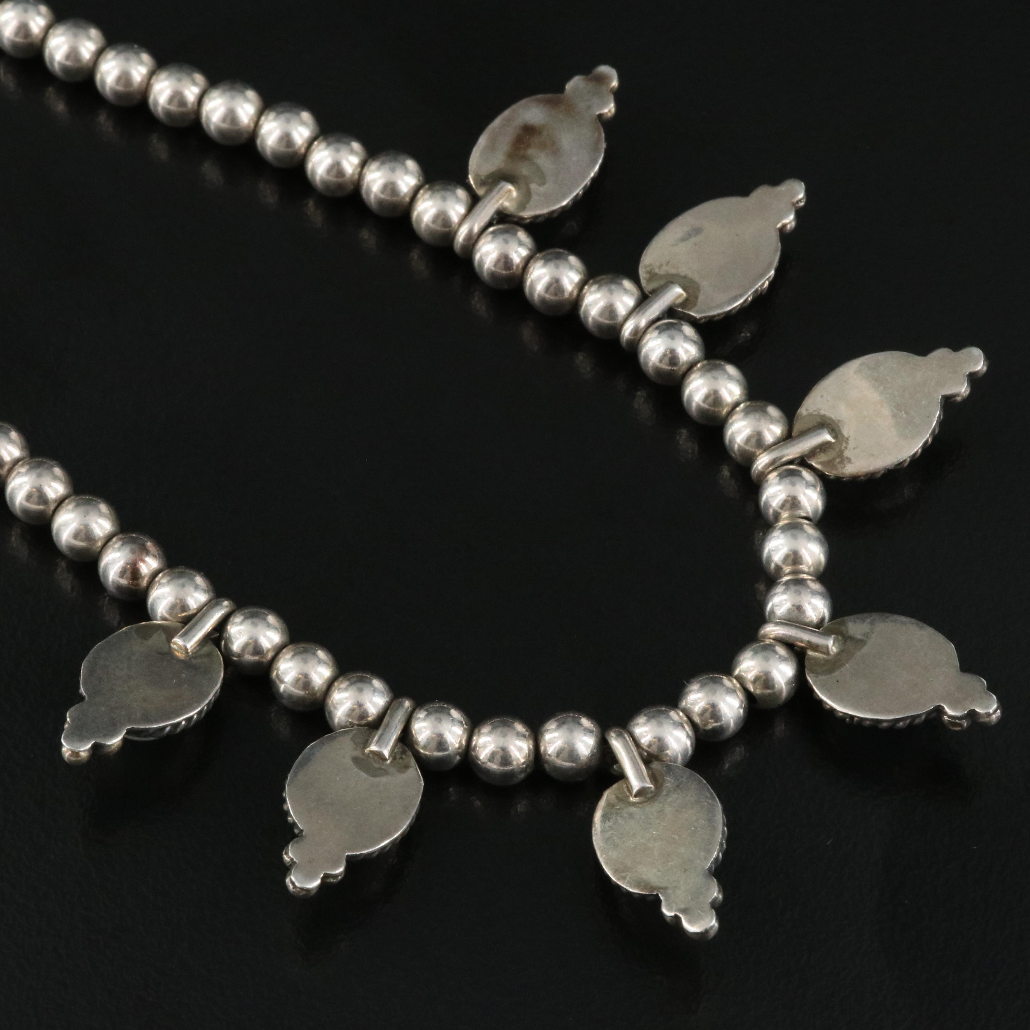 Sterling Moonstone Necklace