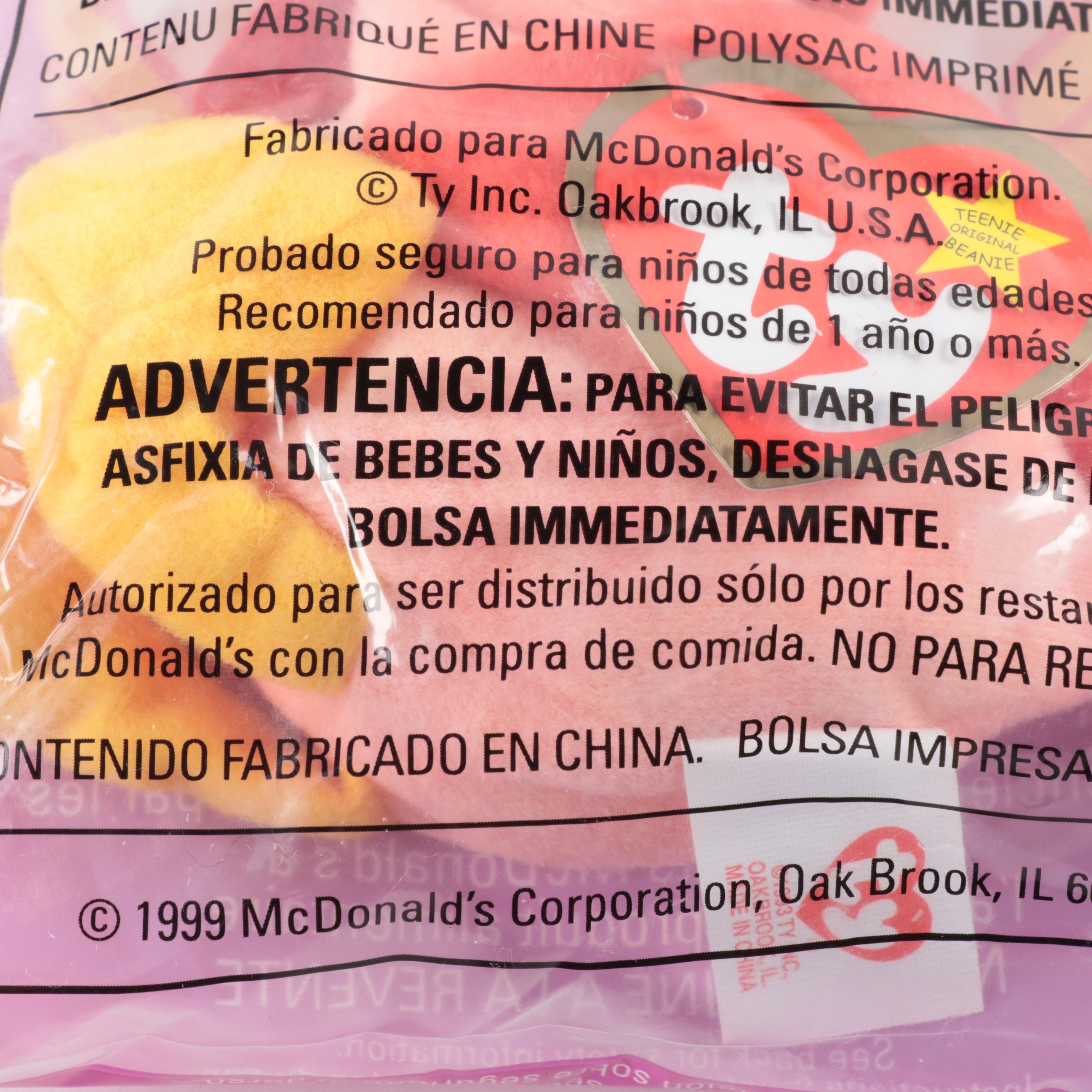 McDonald's Ty Mini Beanie Babies, 1998–1999