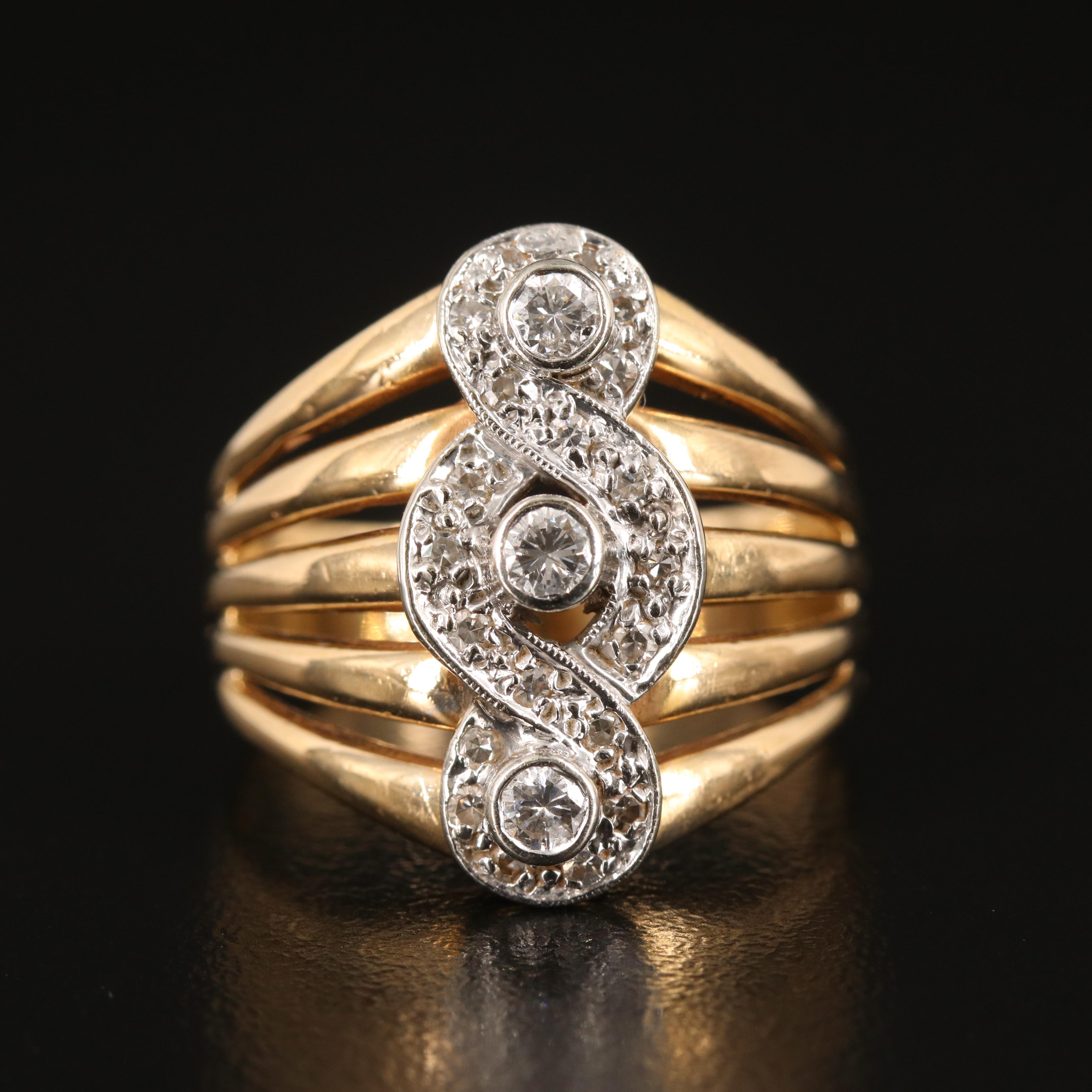 14K 0.32 CTW Diamond Ring