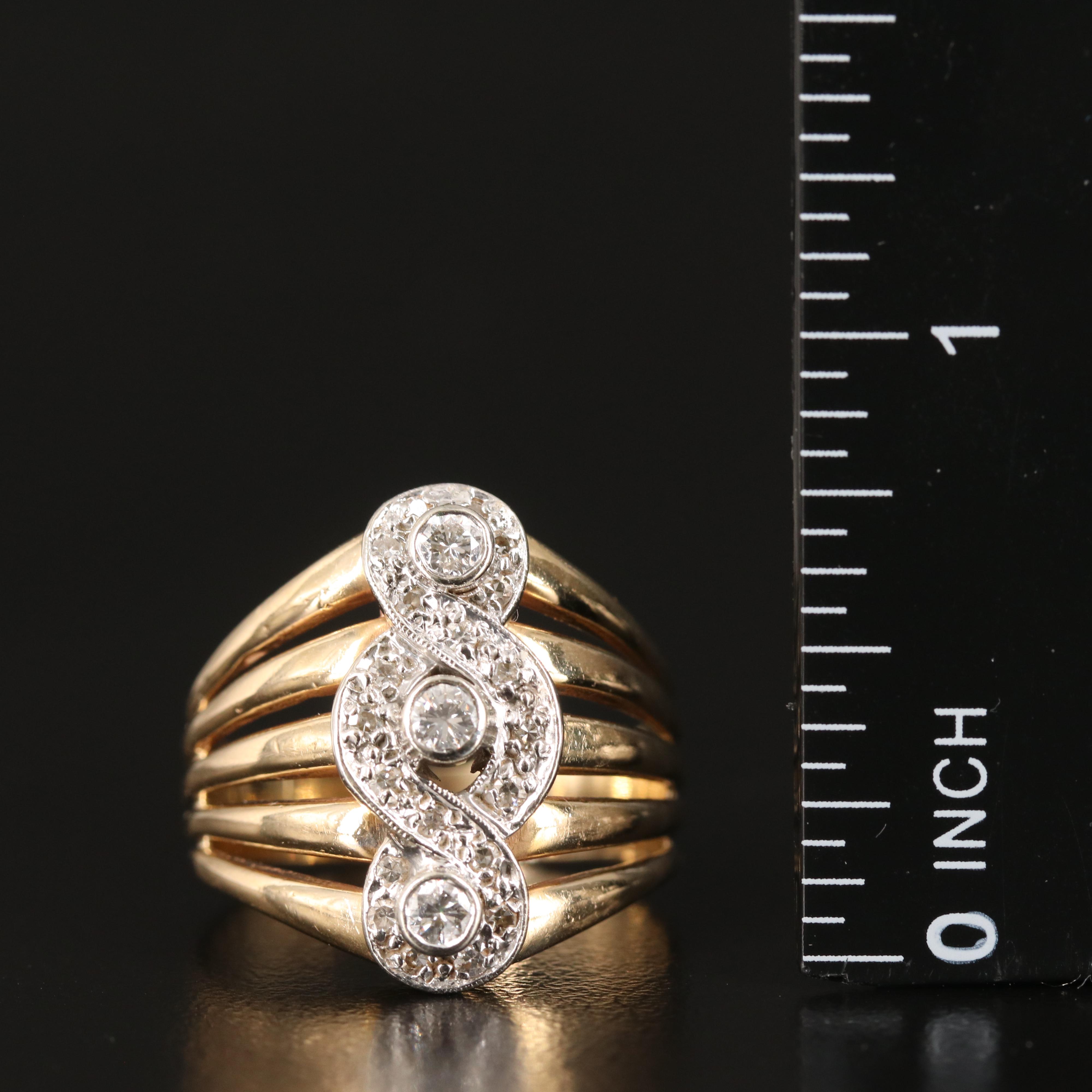 14K 0.32 CTW Diamond Ring