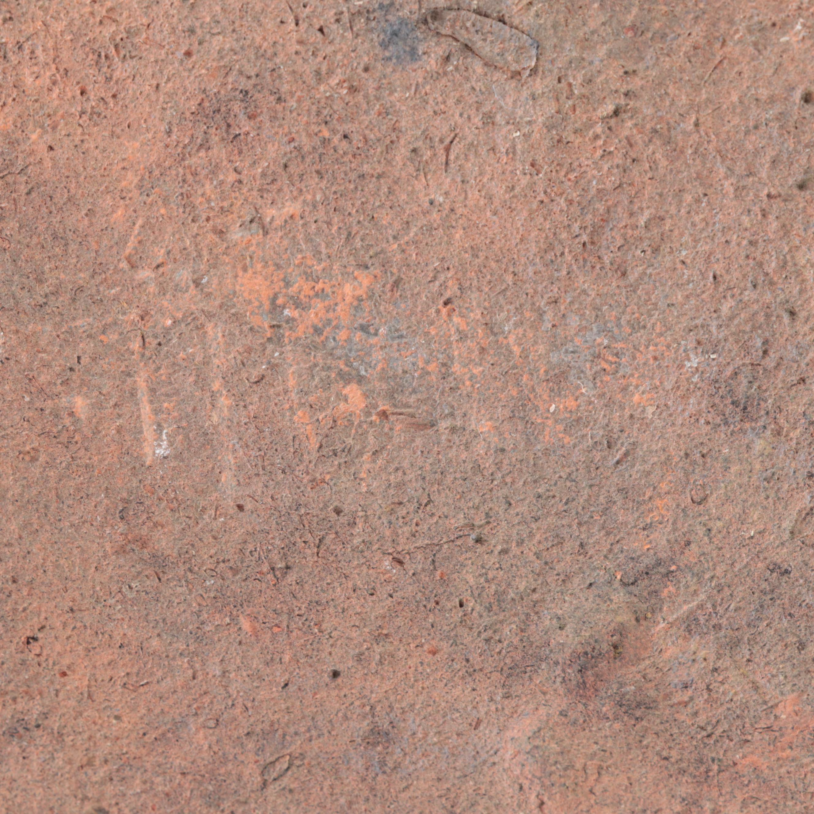 North Vietnamese Earthenware Pot with Vertical Incised Pattern