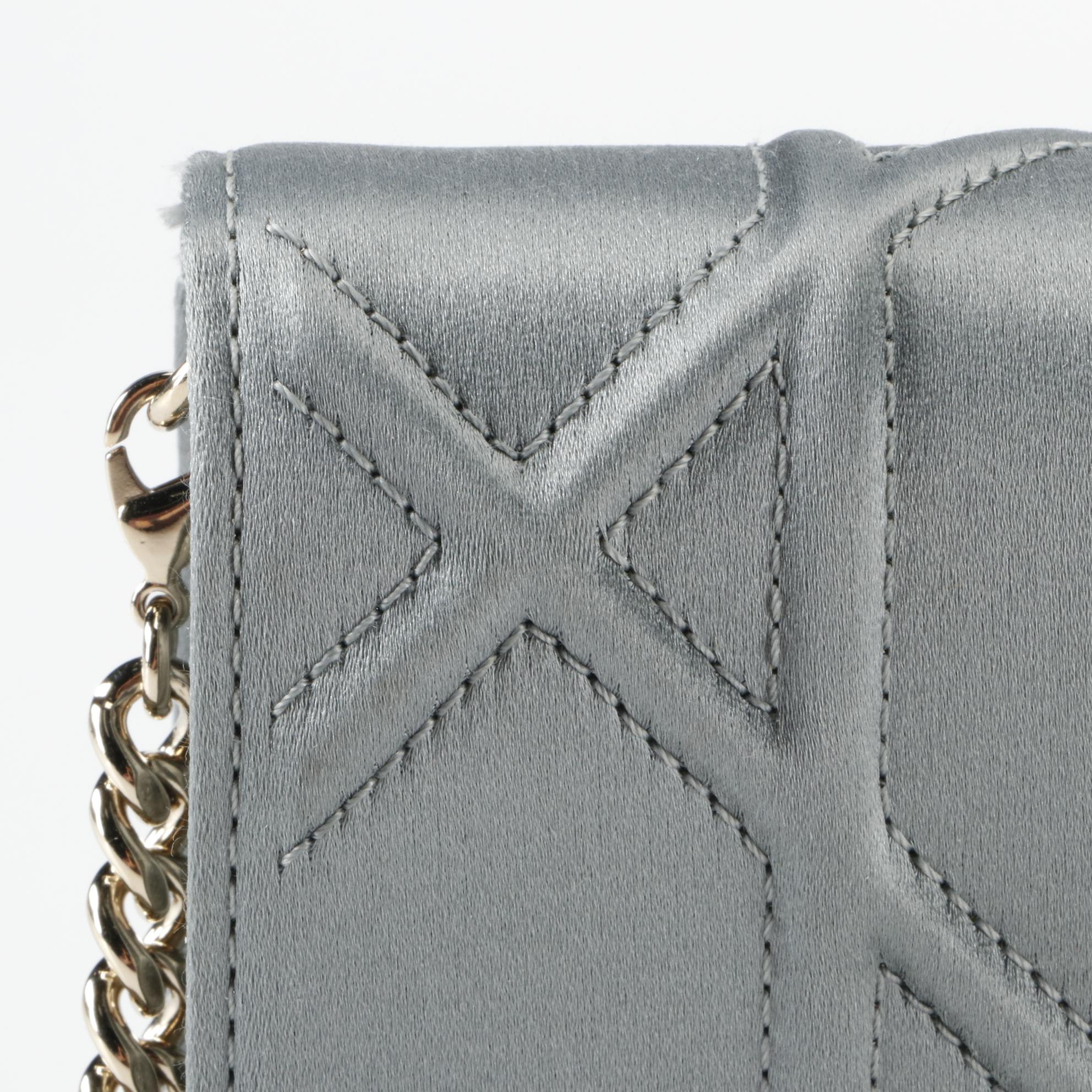 Christian Dior Diorama Wallet-on-Chain in Cannage Quilted Satin