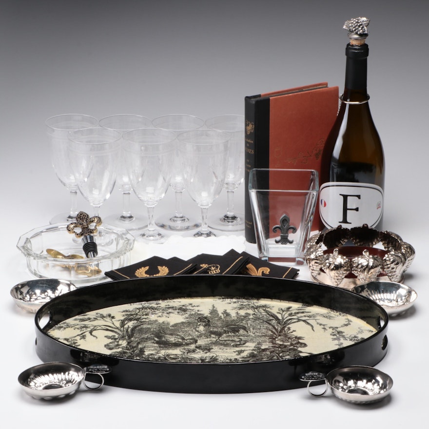 Bormioli Glass Stemware with Other Wine Accessories and Home Décor
