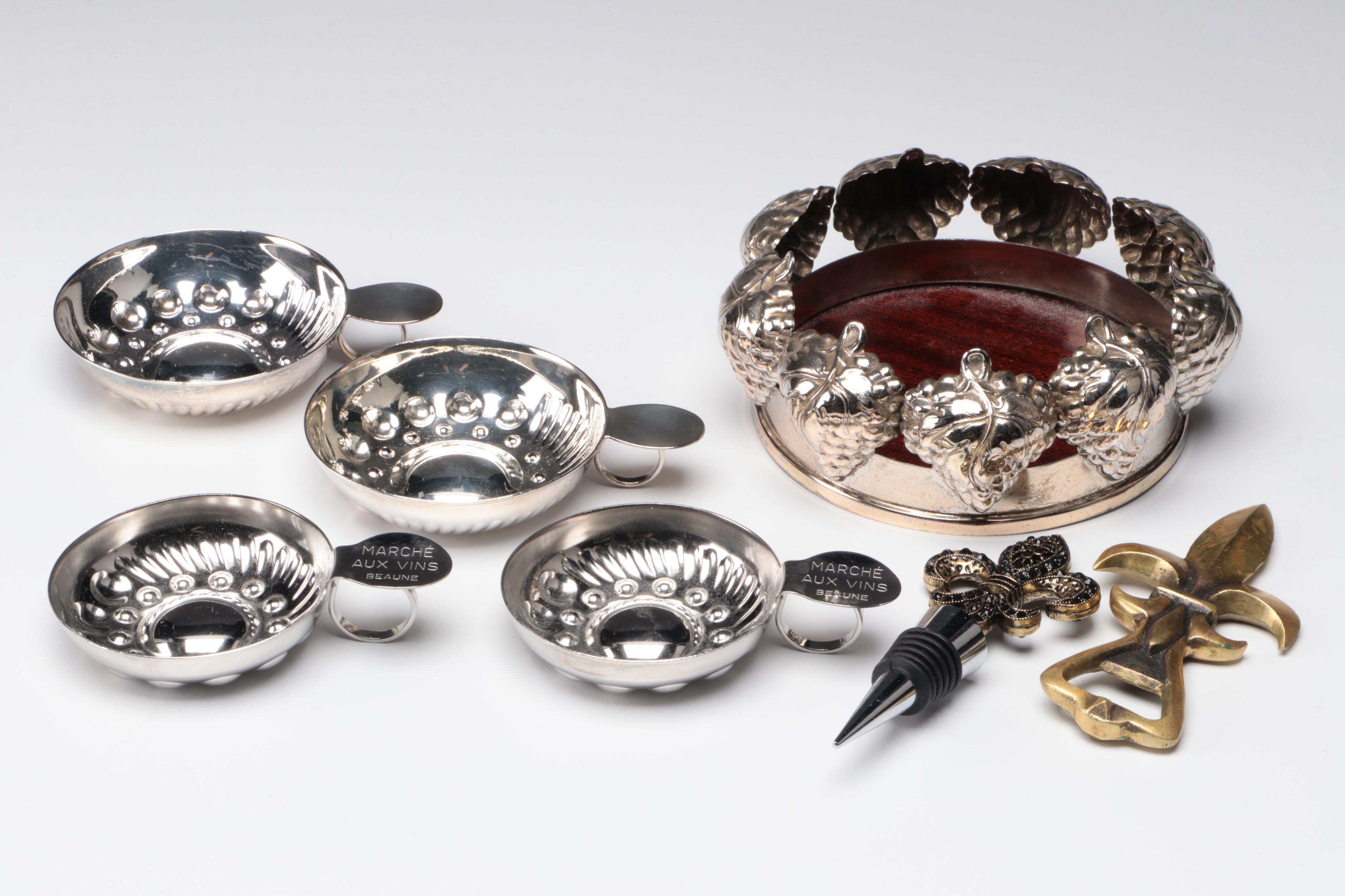 Bormioli Glass Stemware with Other Wine Accessories and Home Décor