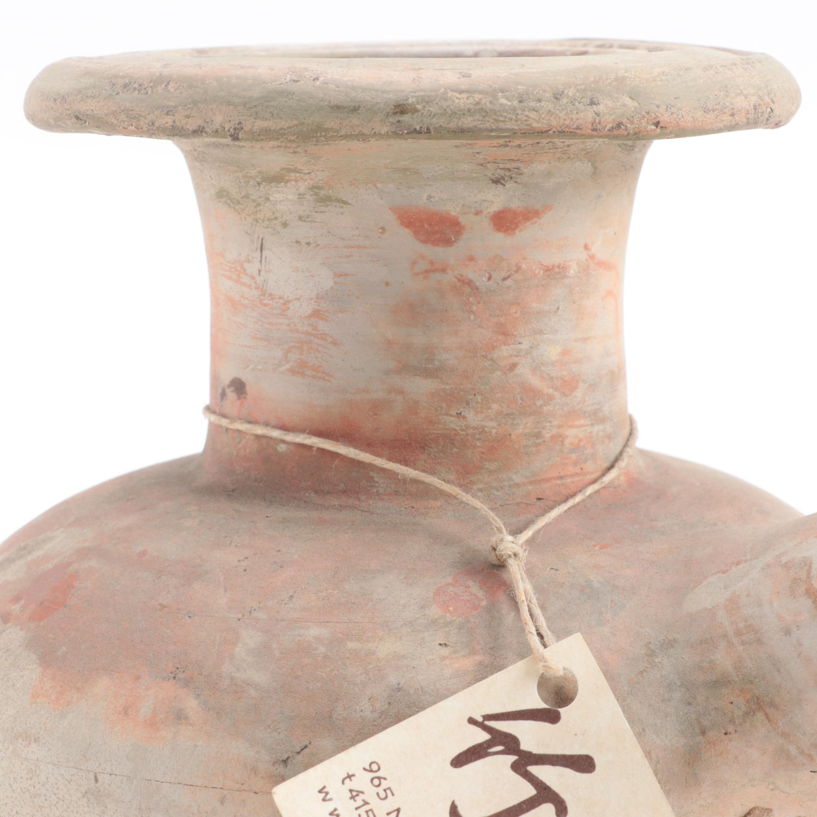 Philippines Marine Recovered Earthenware Kendi Pouring Vessel, 15th-16th C