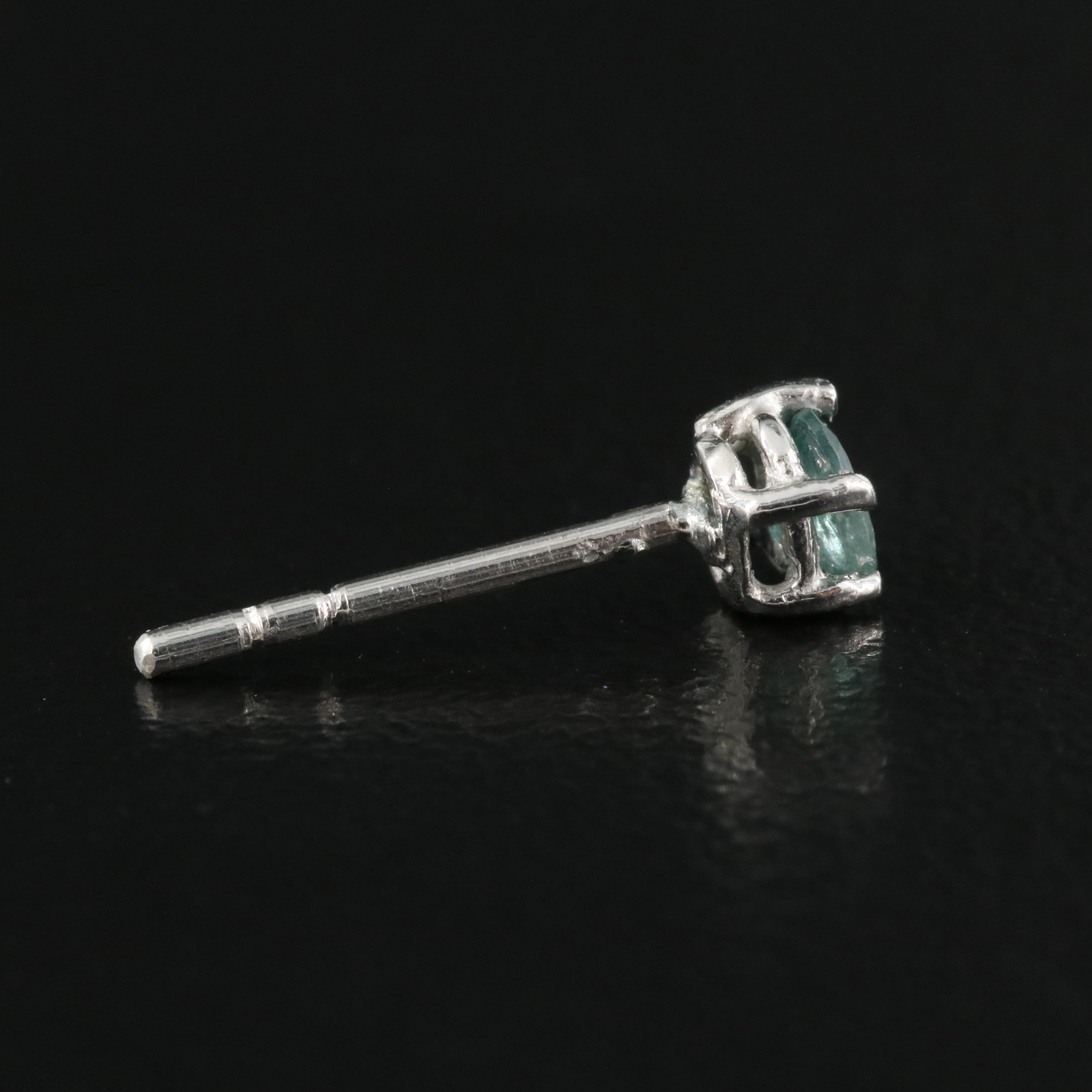 Platinum Alexandrite Stud Earrings