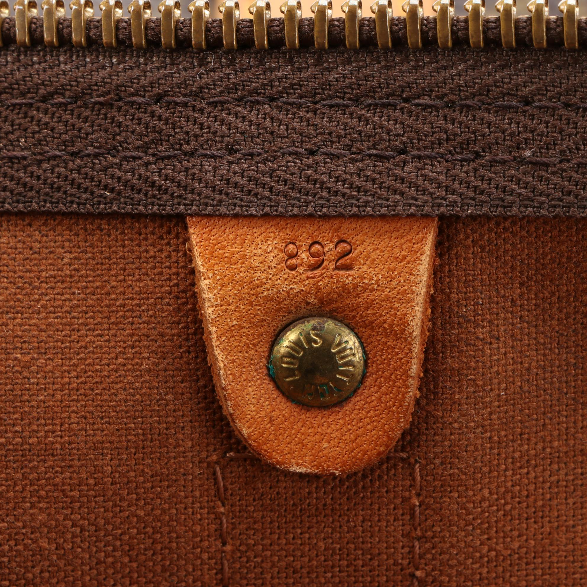 Louis Vuitton Keepall 55 Bandoulière Malletier Monogram Canvas and Leather