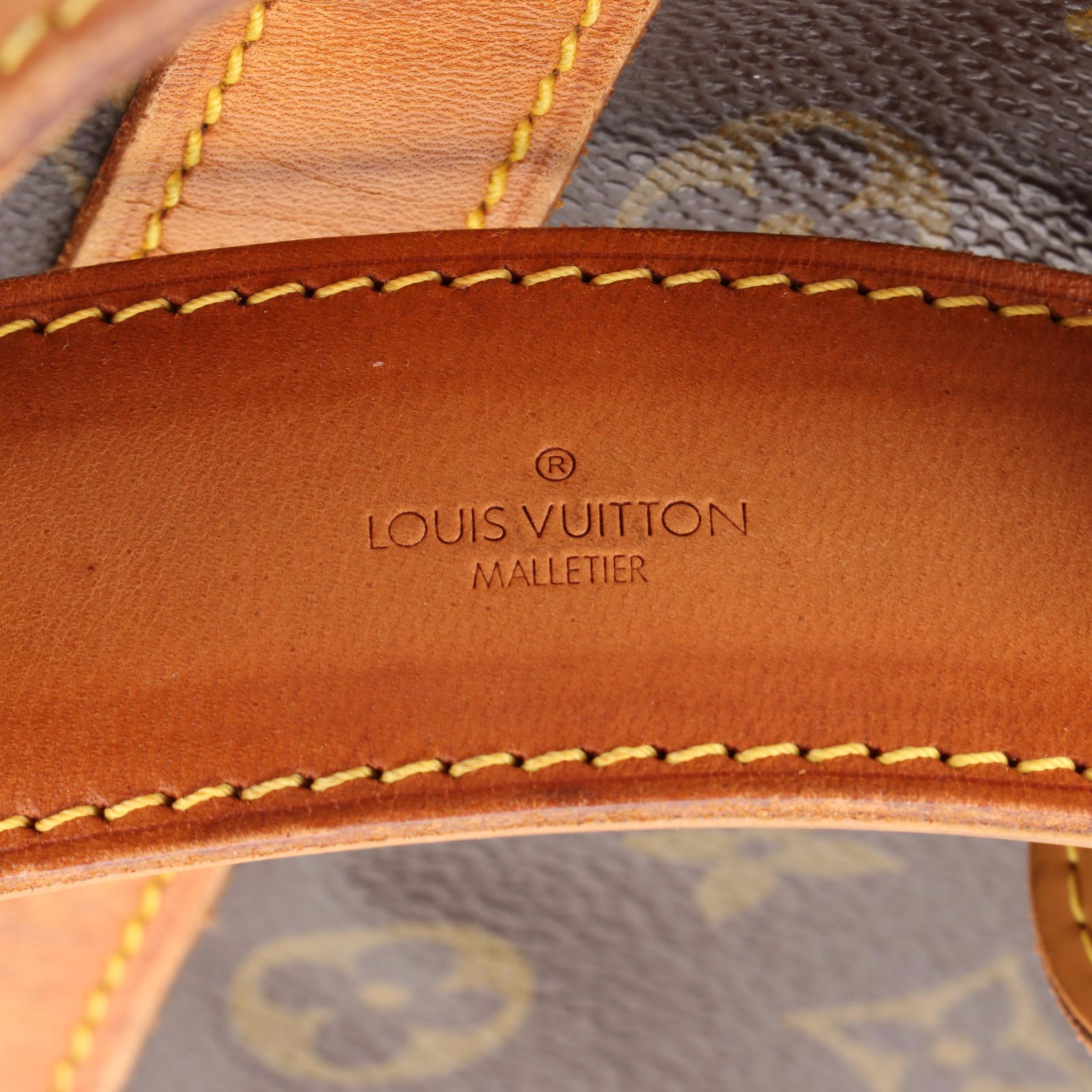 Louis Vuitton Keepall 55 Bandoulière Malletier Monogram Canvas and Leather