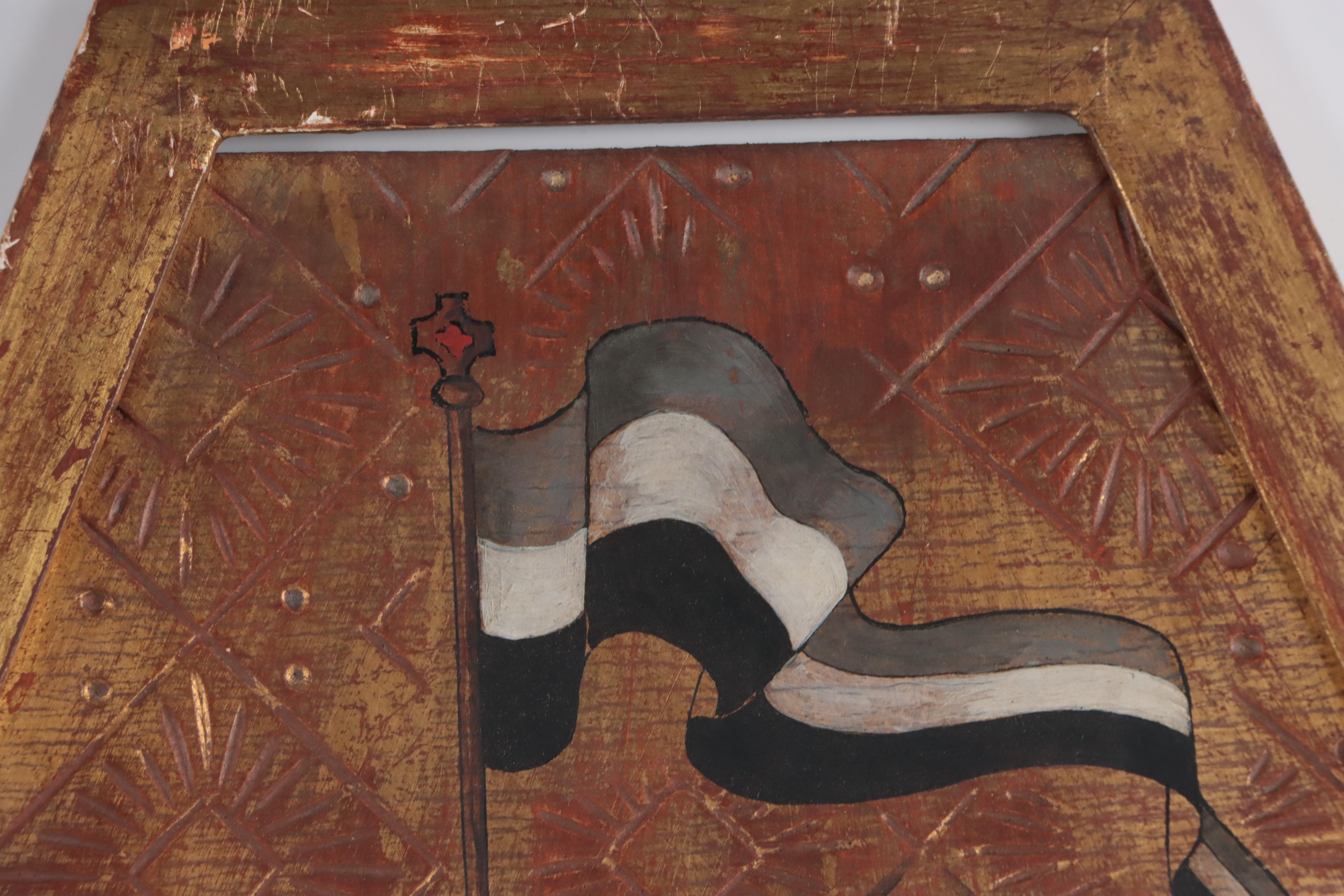 Palladio Italian Renaissance Style Wood Wall Plaques, Mid-20th Century