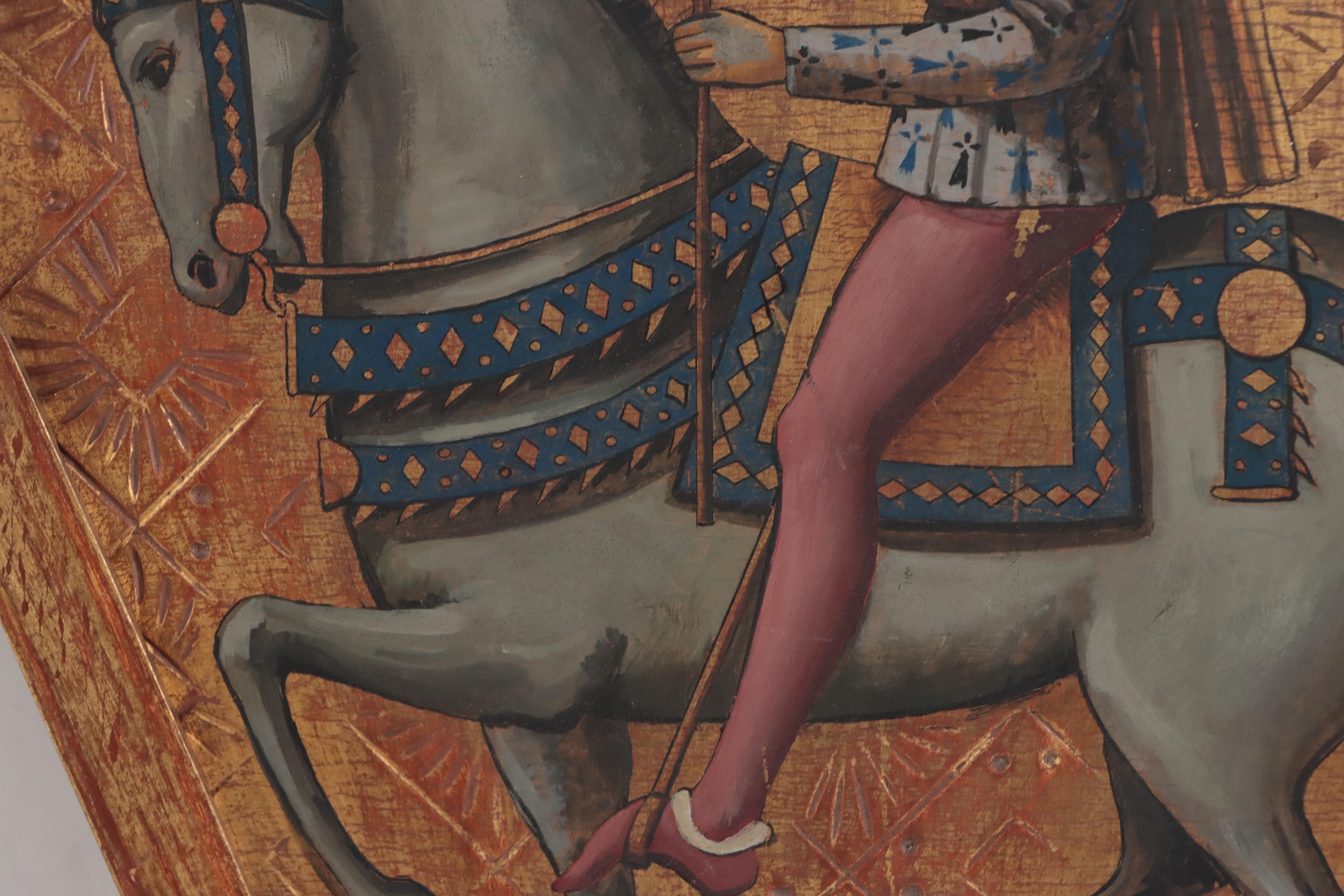 Palladio Italian Renaissance Style Wood Wall Plaques, Mid-20th Century