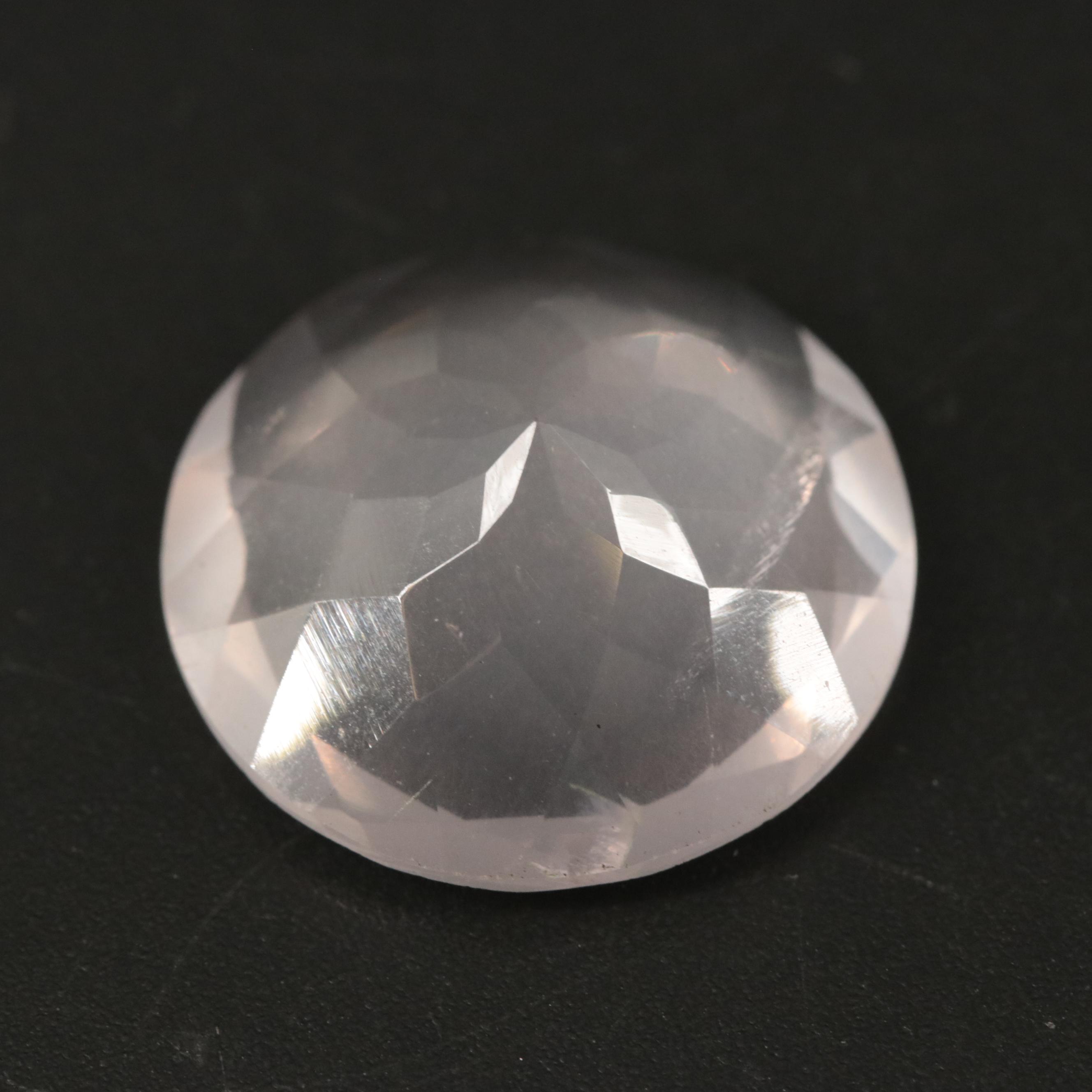 Loose 17.93 CT Rose Quartz