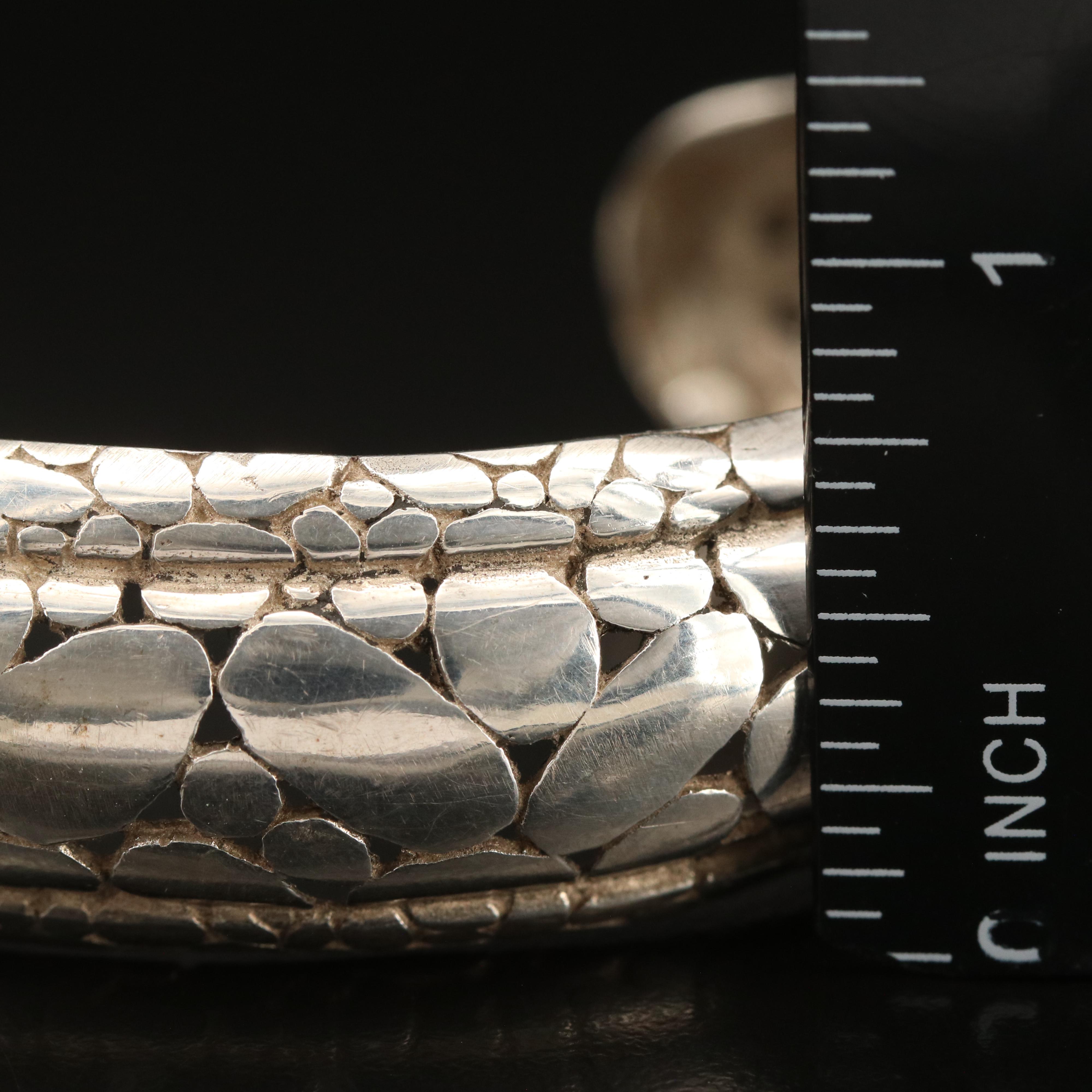 Sterling Patterned Cuff