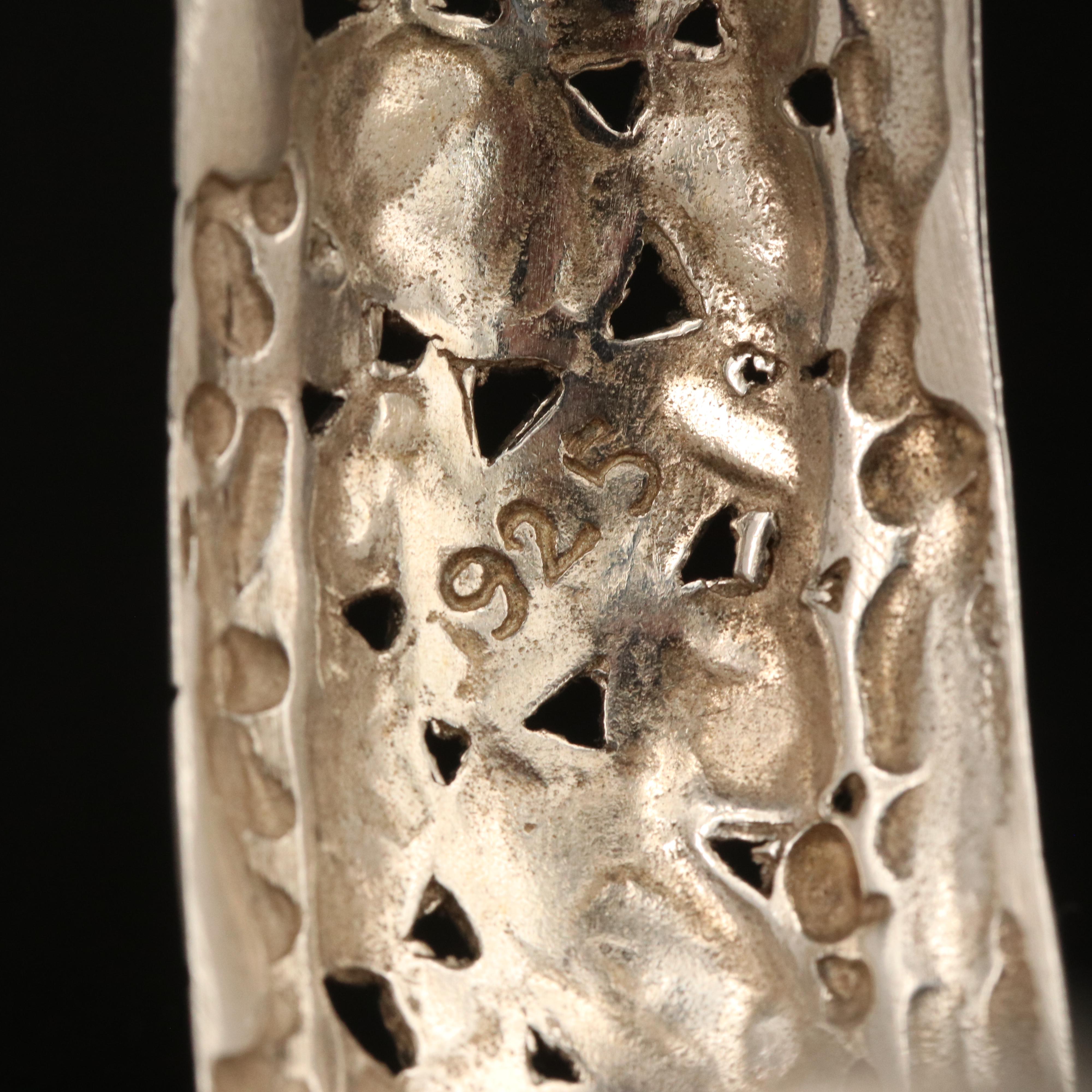 Sterling Patterned Cuff