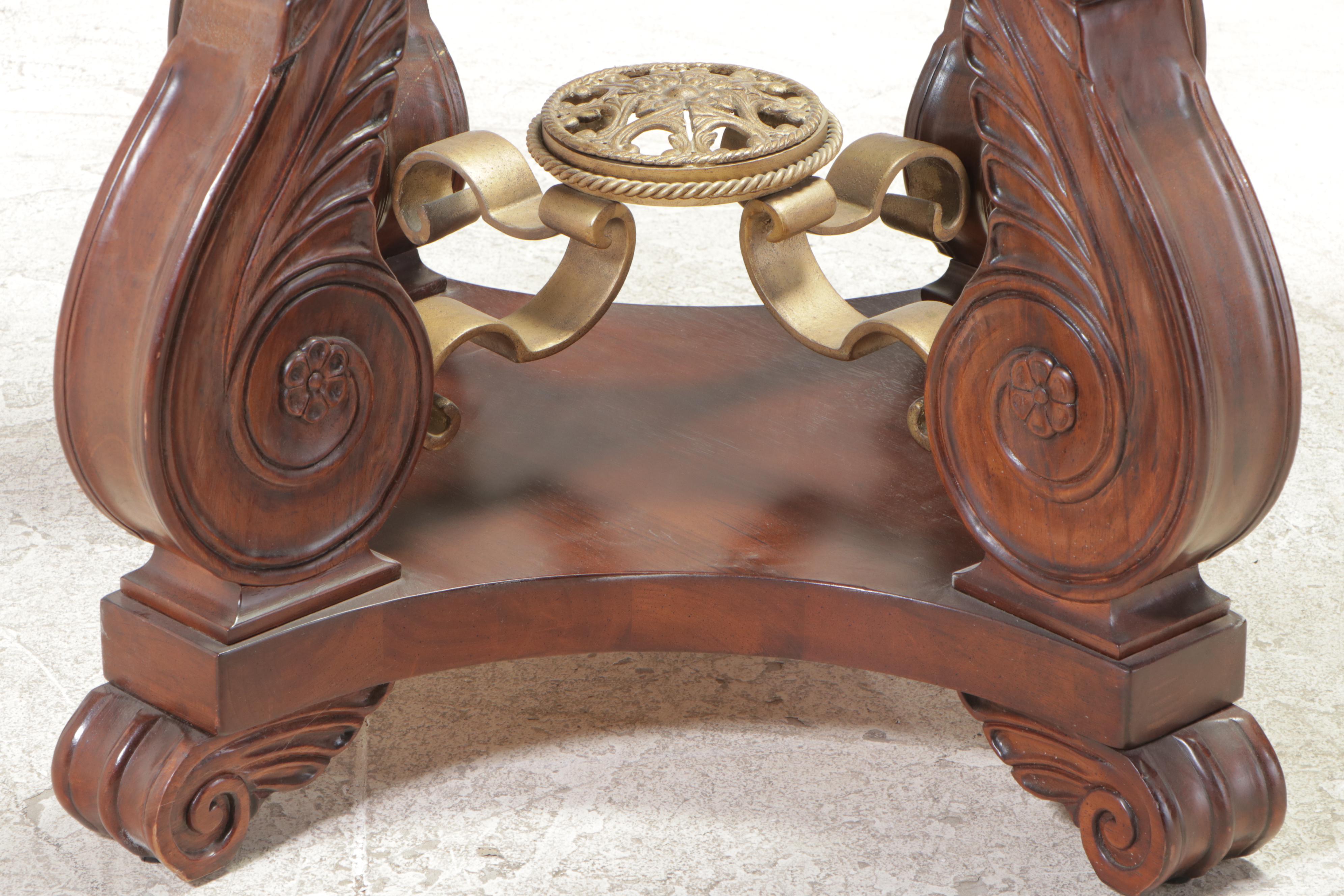 Seven-Piece Bernhardt "Grand Savannah" Mahogany-Stained Dining Set