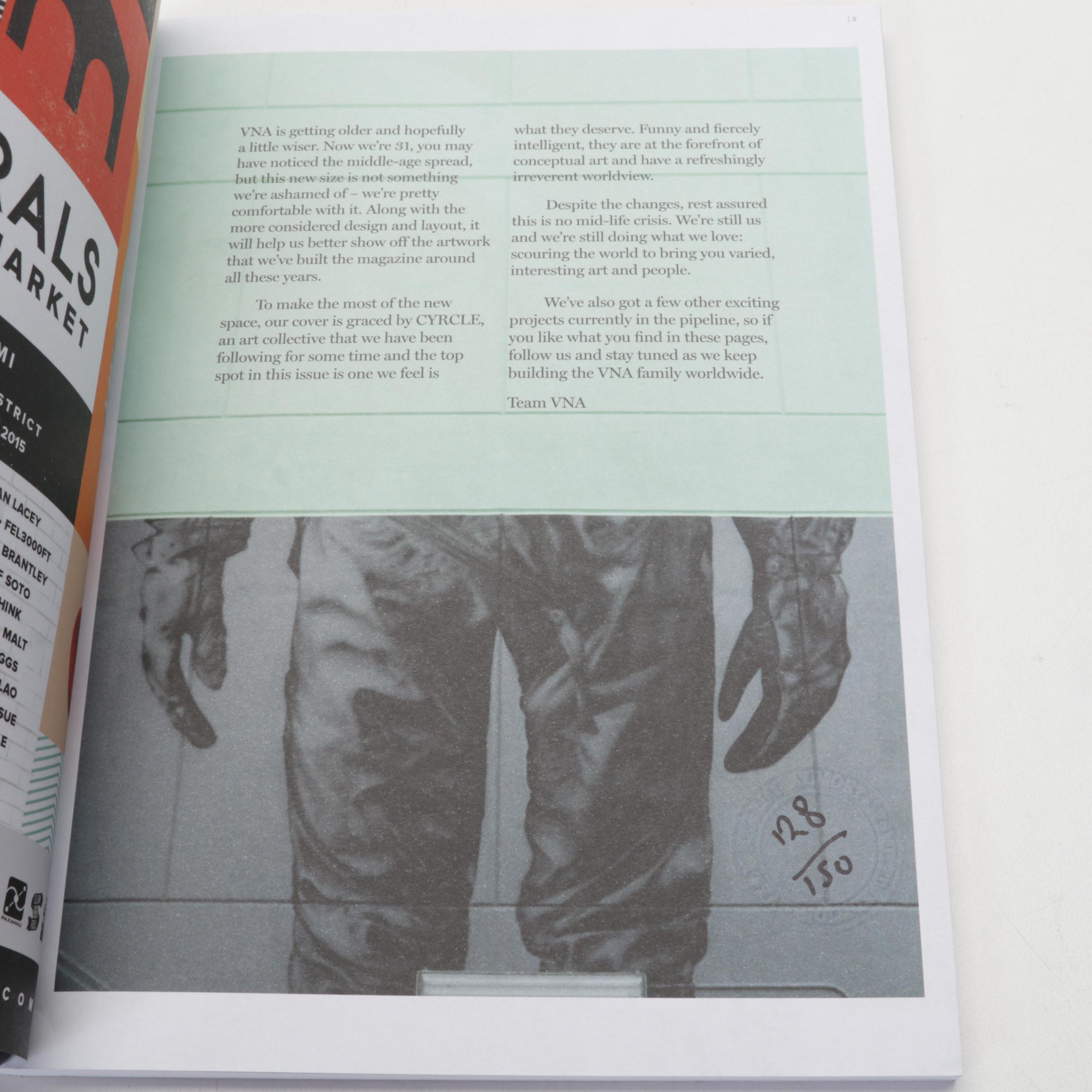 "Very Nearly Almost" Magazine Issue 31 with CYRCLE Signed Serigraph Cover, 2015