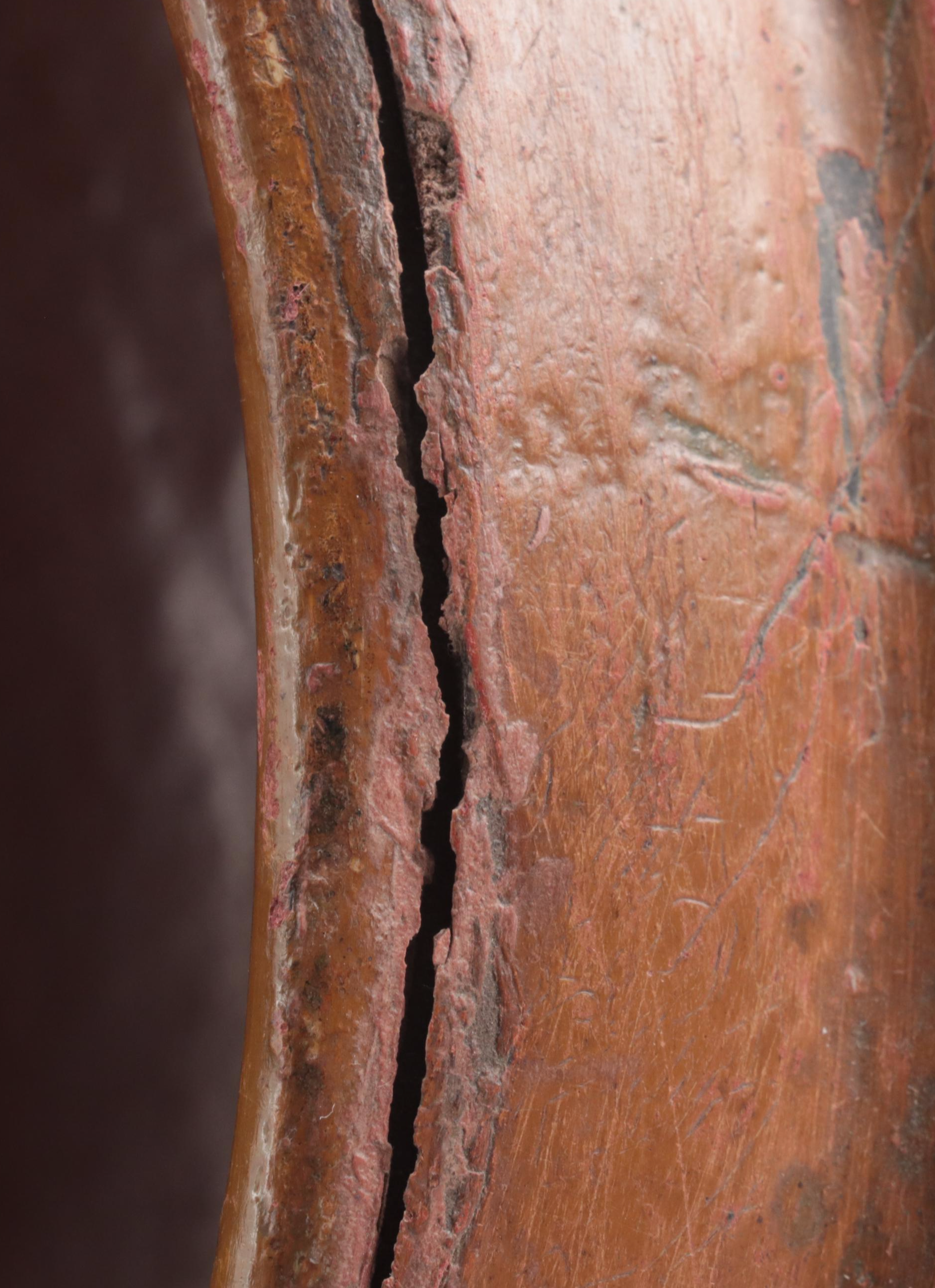 Burmese Bamboo and Red Lacquer Offering Bowl, Mid-Late 20th Century