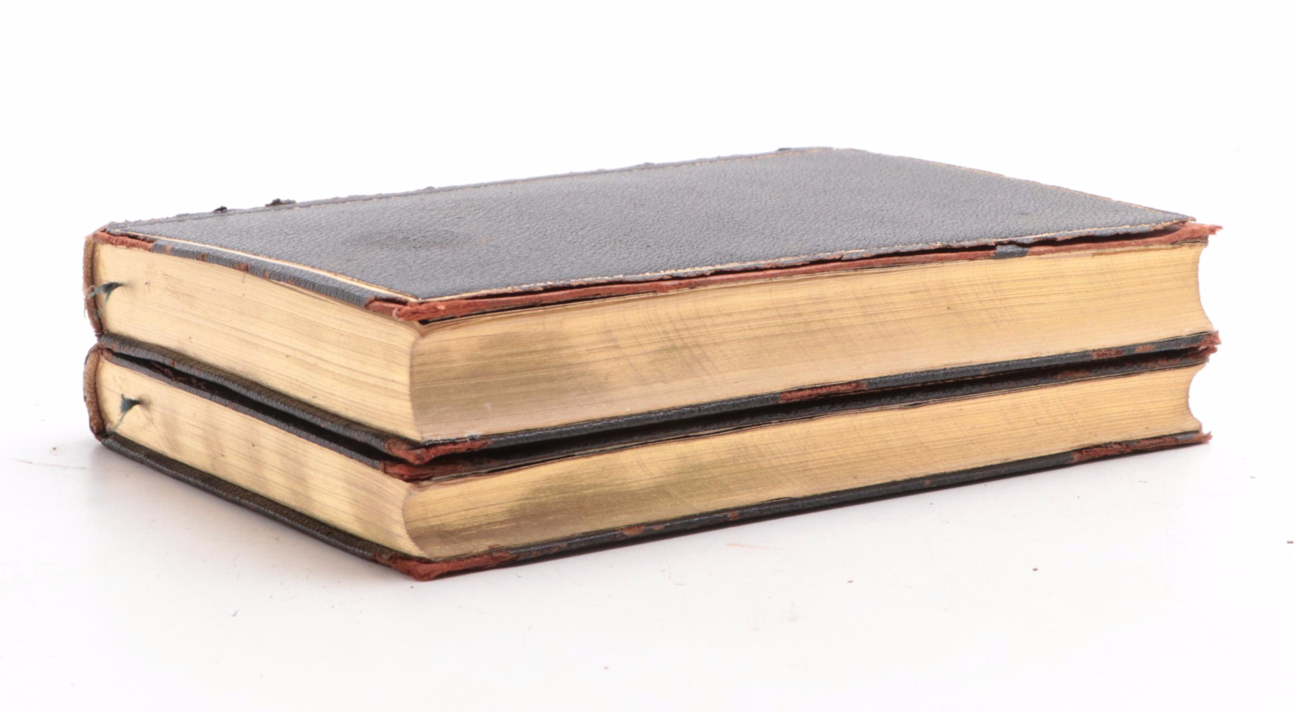 Leather Bound "The Works of Edgar Allan Poe" Vol. II–III, Early 20th Century