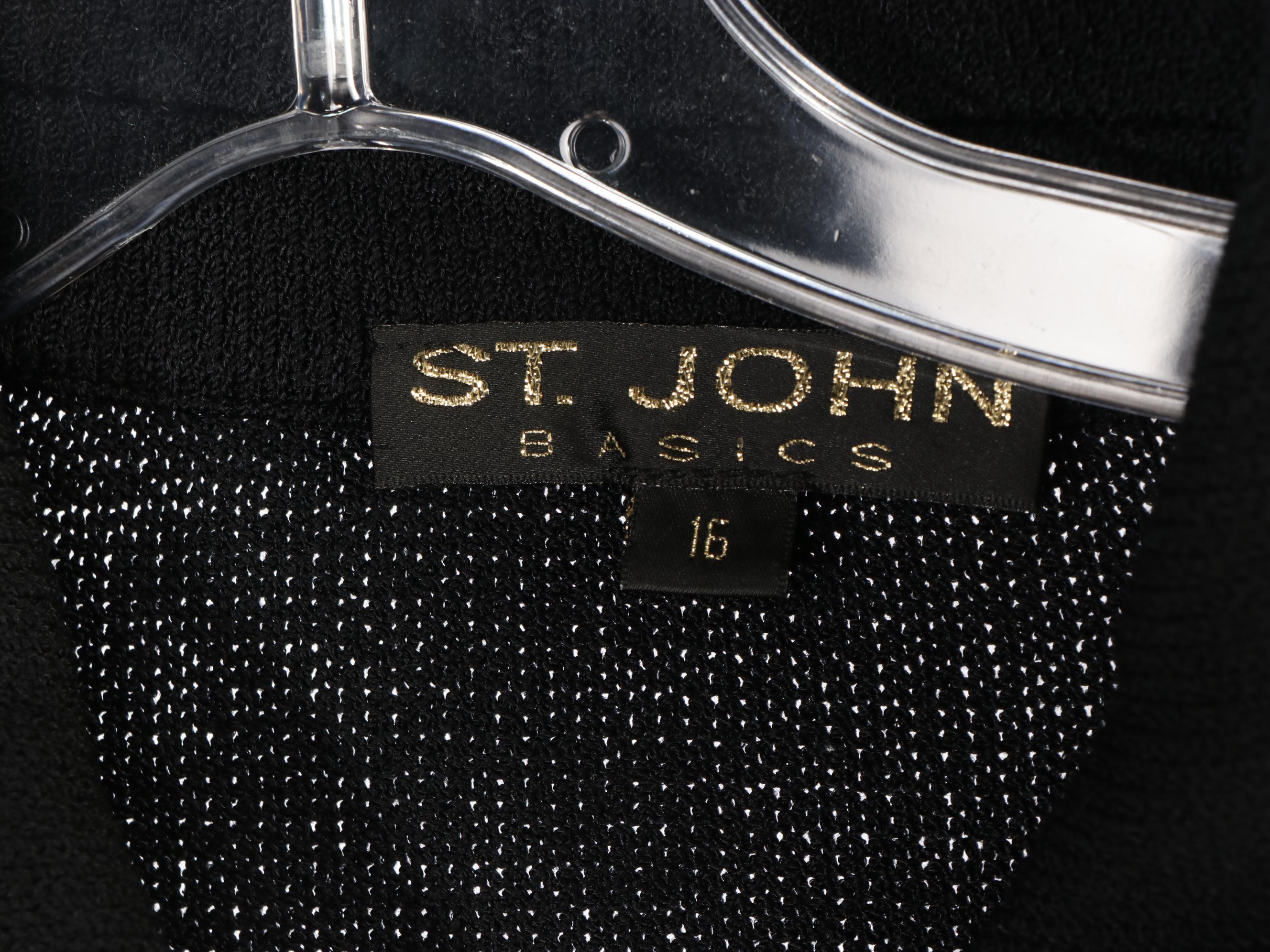 St. John Collection and Basic Knit Jackets with Leather Belt