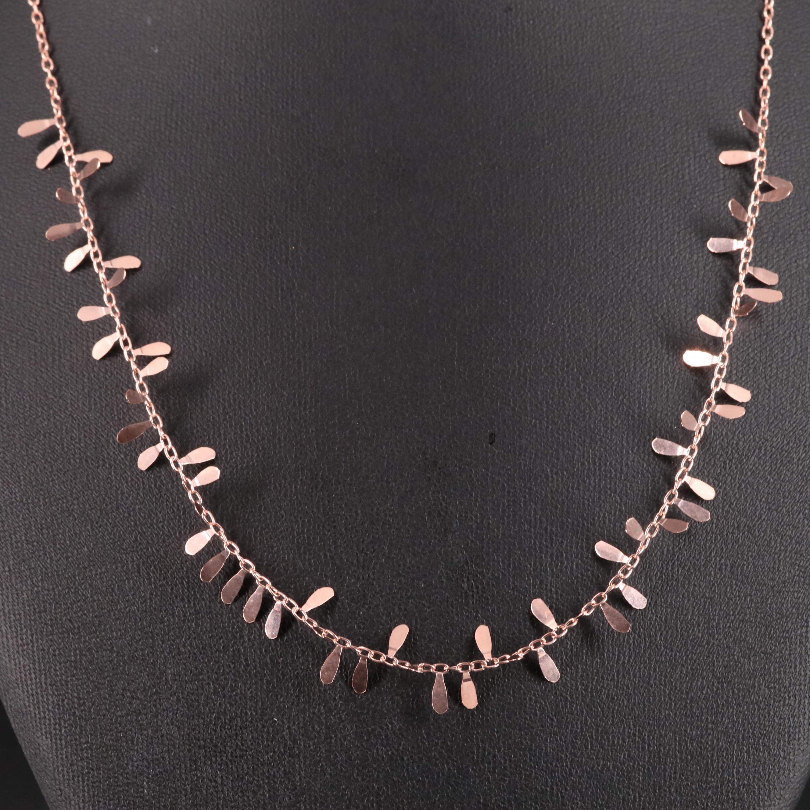 Italian 14K Rose Gold Necklace
