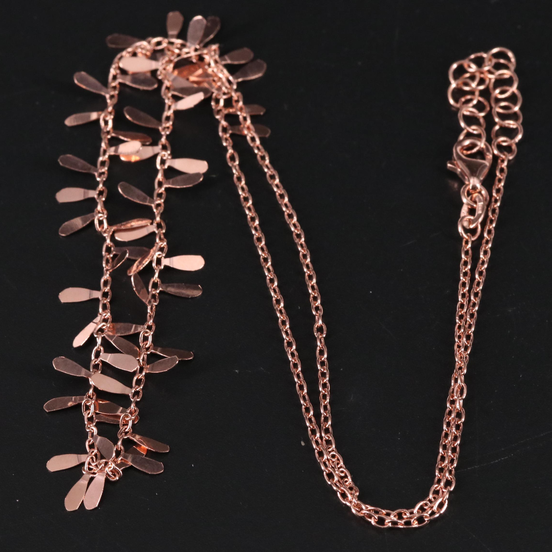Italian 14K Rose Gold Necklace