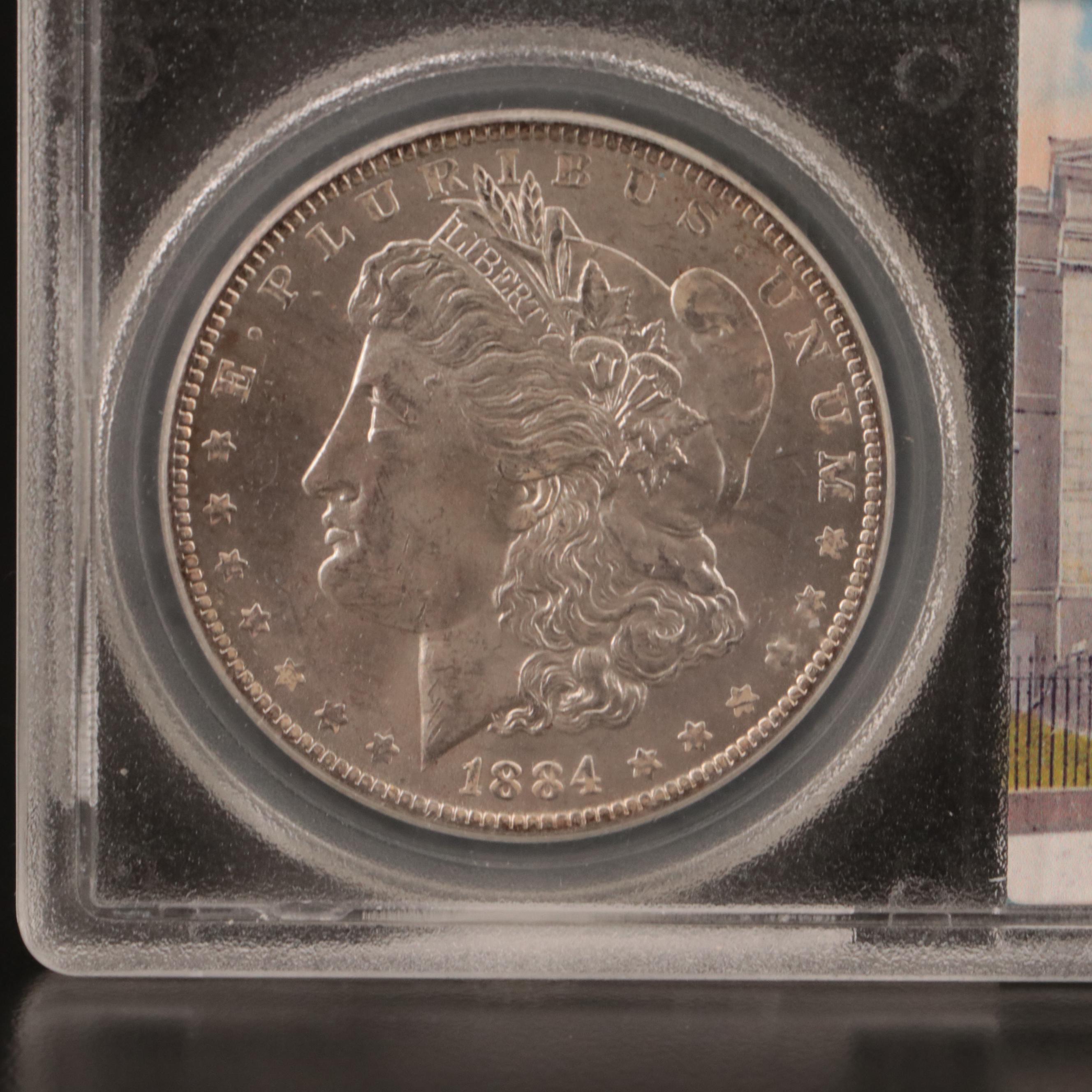 Uncirculated 1884-O Morgan Silver Dollar