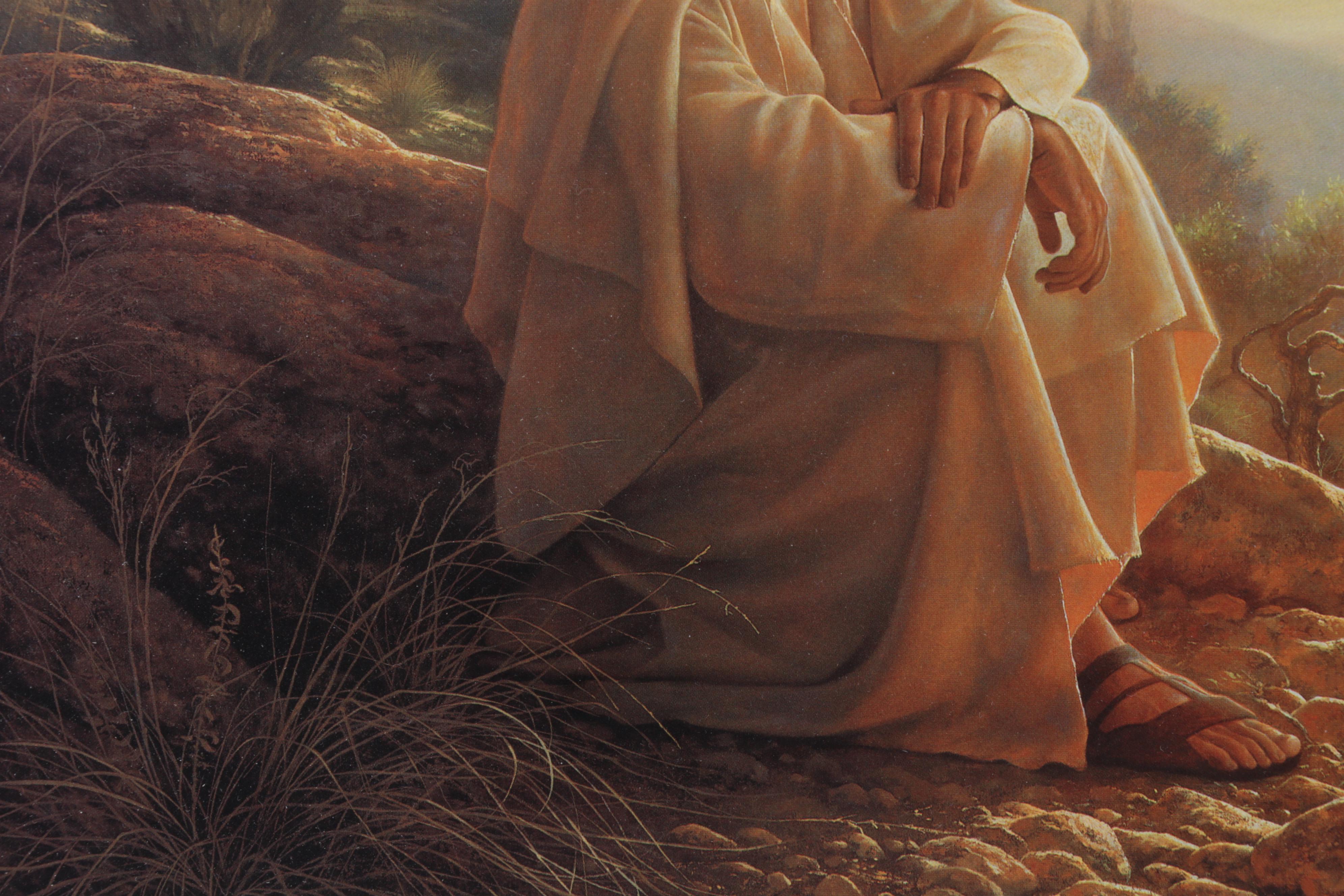 Offset Lithograph After Greg Olsen "O Jerusalem," Circa 2000