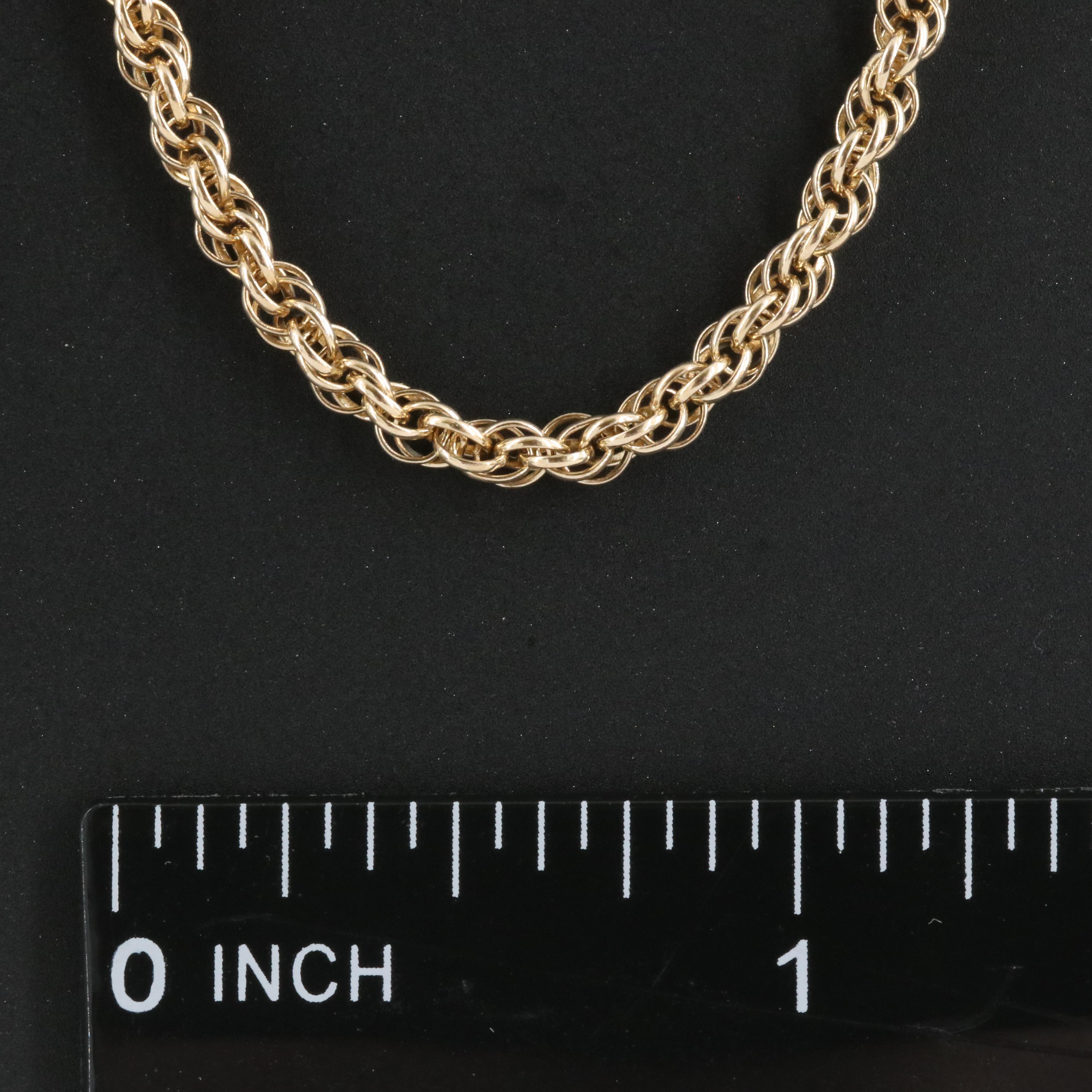 14K French Rope Chain Necklace
