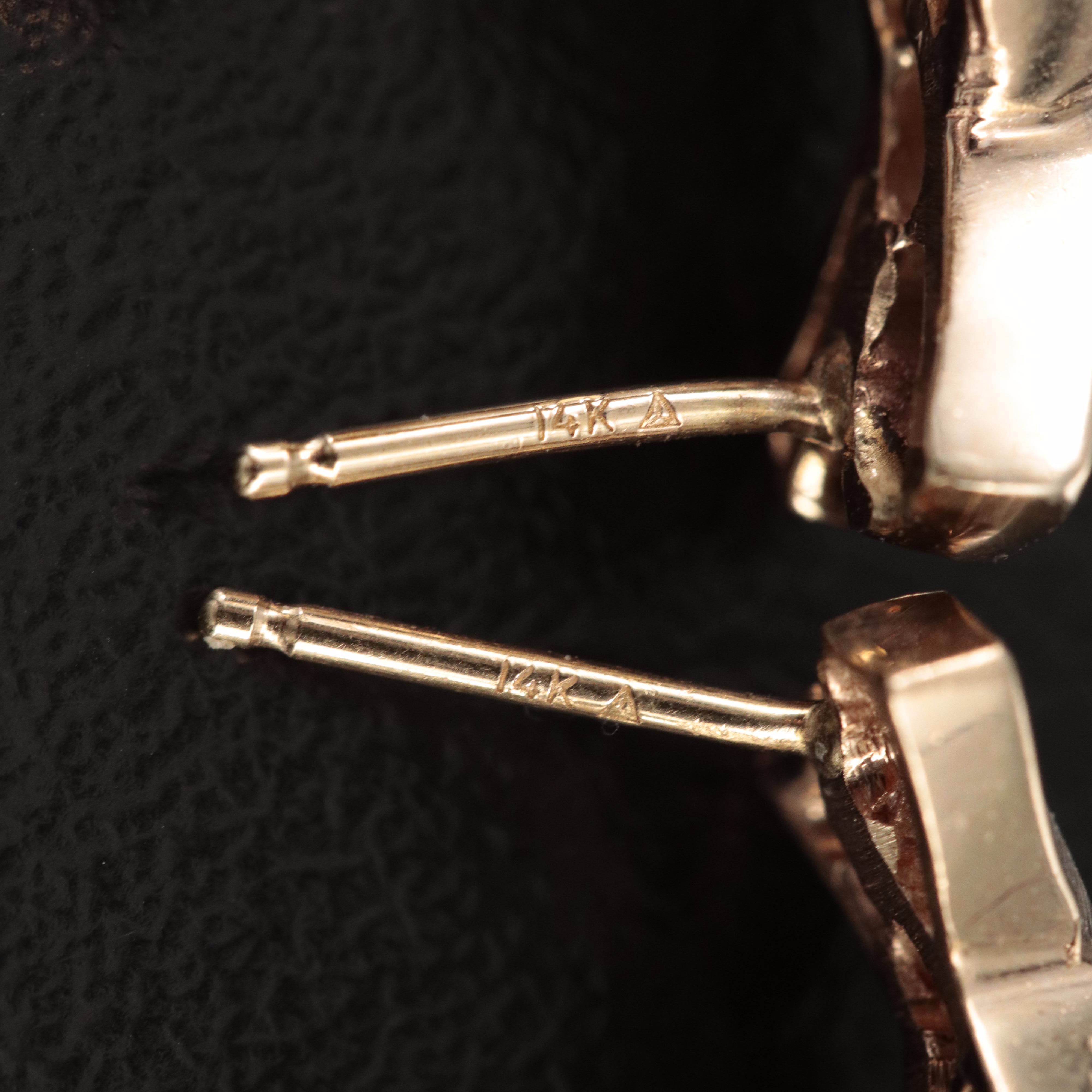 14K 0.44 CTW Diamond "X" Earrings