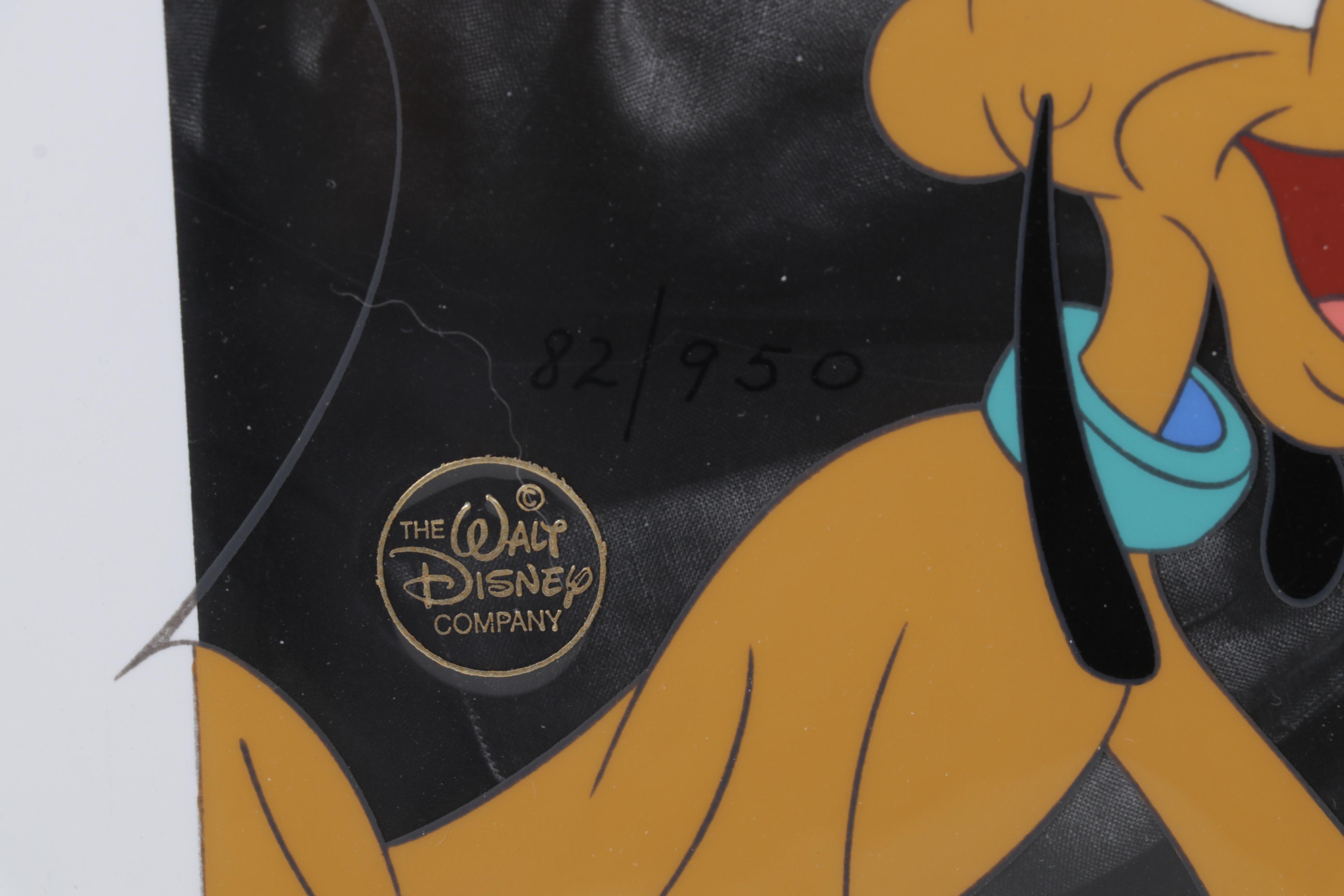 Walt Disney Company Hand-Painted Animation Cel "Walt's Drawing Board," 1994