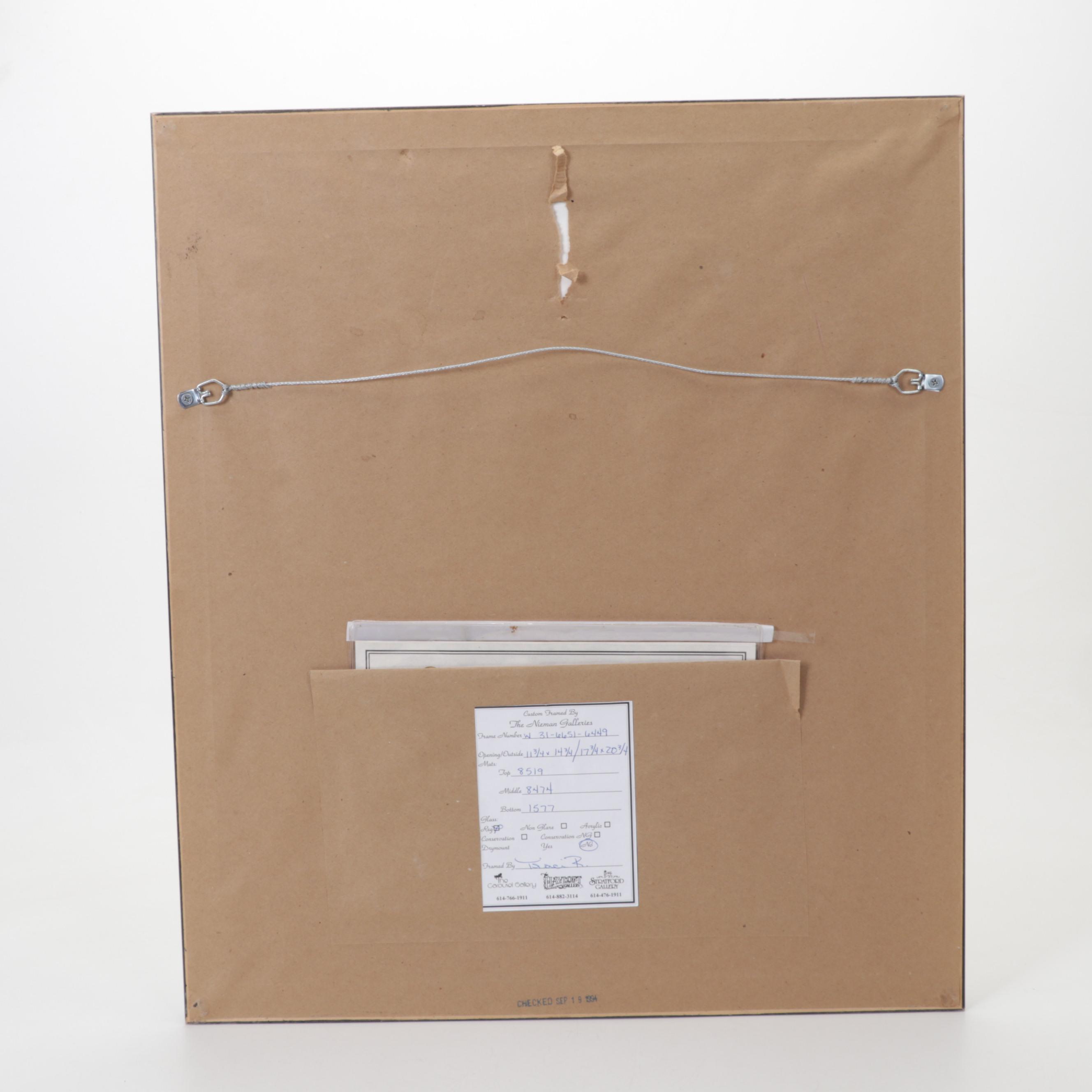 Walt Disney Company Hand-Painted Animation Cel "Walt's Drawing Board," 1994