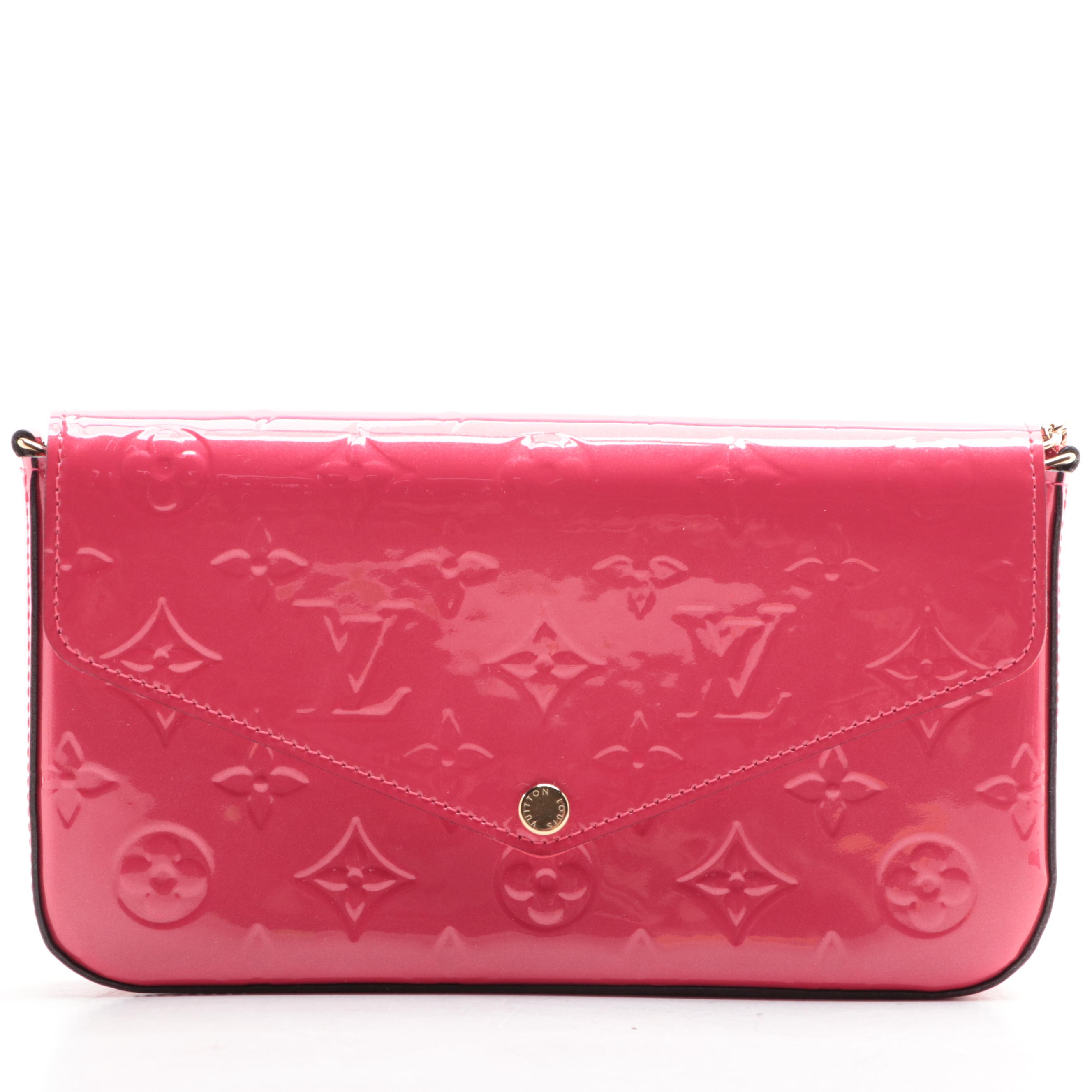 Louis Vuitton Félicie Pochette in Monogram Vernis Leather