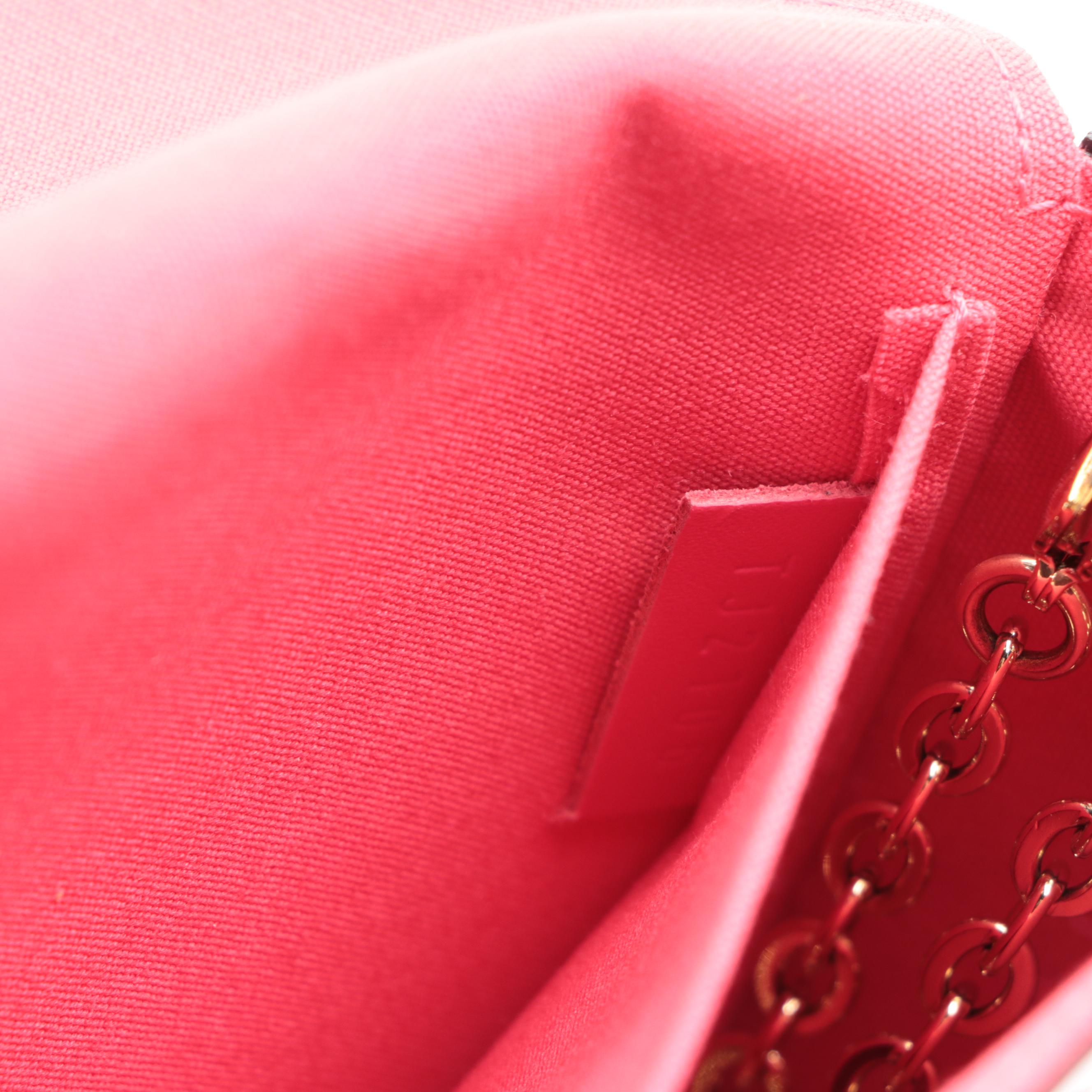 Louis Vuitton Félicie Pochette in Monogram Vernis Leather