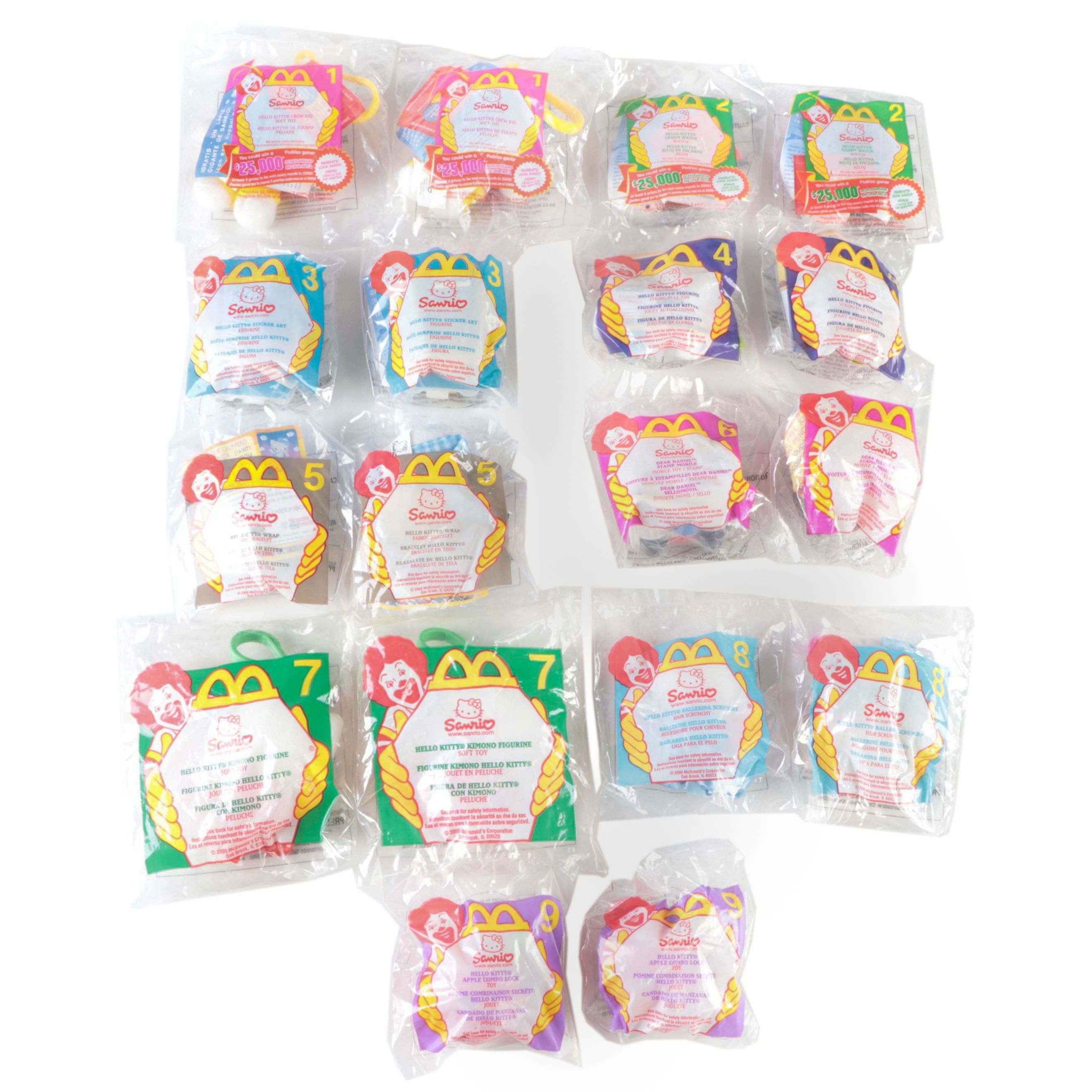 McDonald's Hello Kitty Happy Meal Toys and Accessories