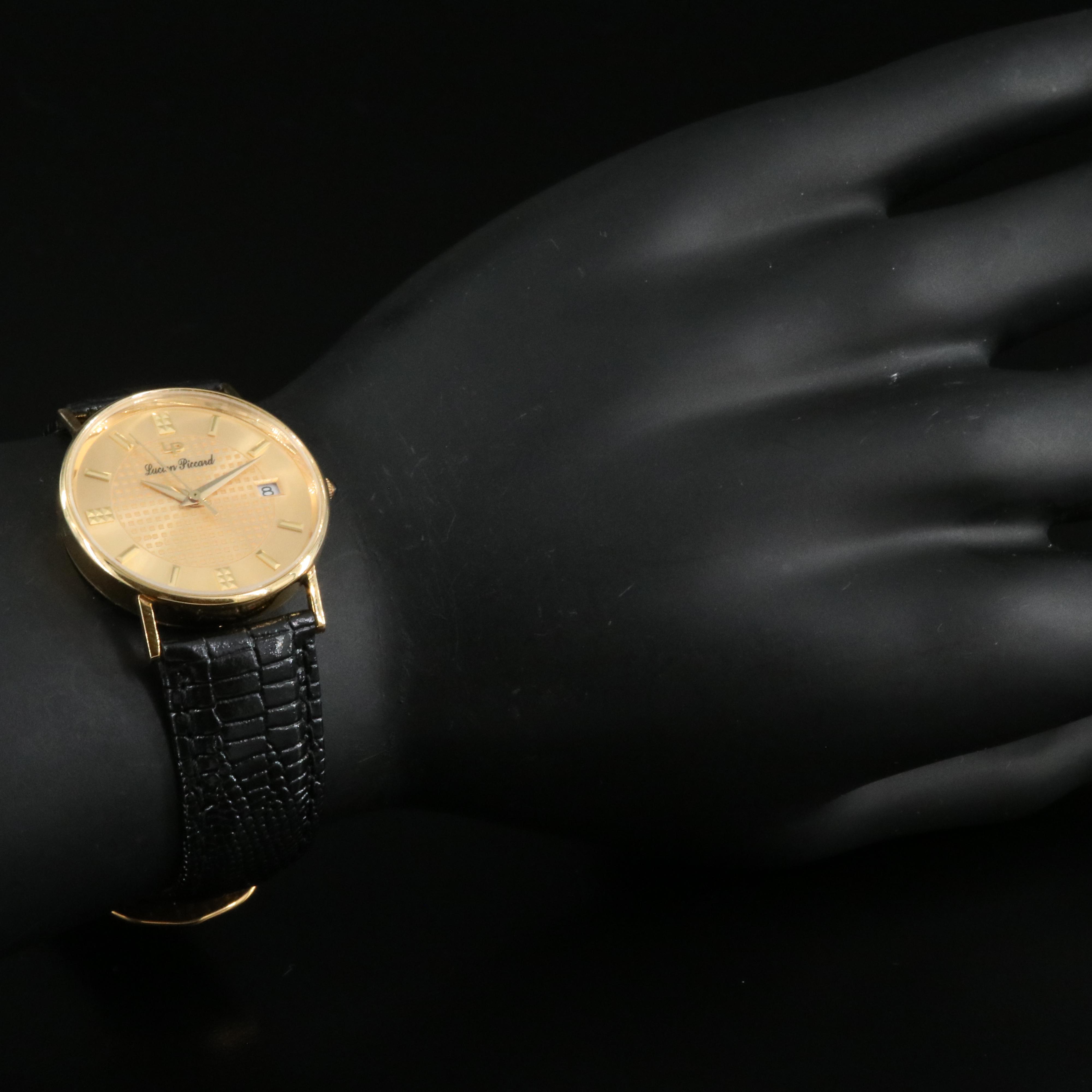 14K Lucien Piccard Quartz Watch