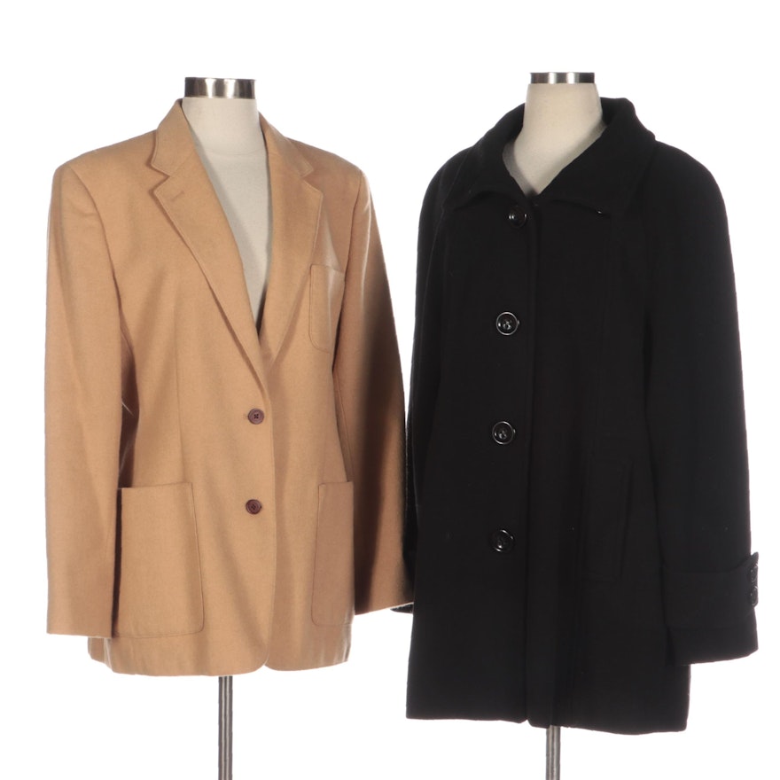 Lauren Ralph Lauren Camel Hair Blazer and Mackintosh Coat