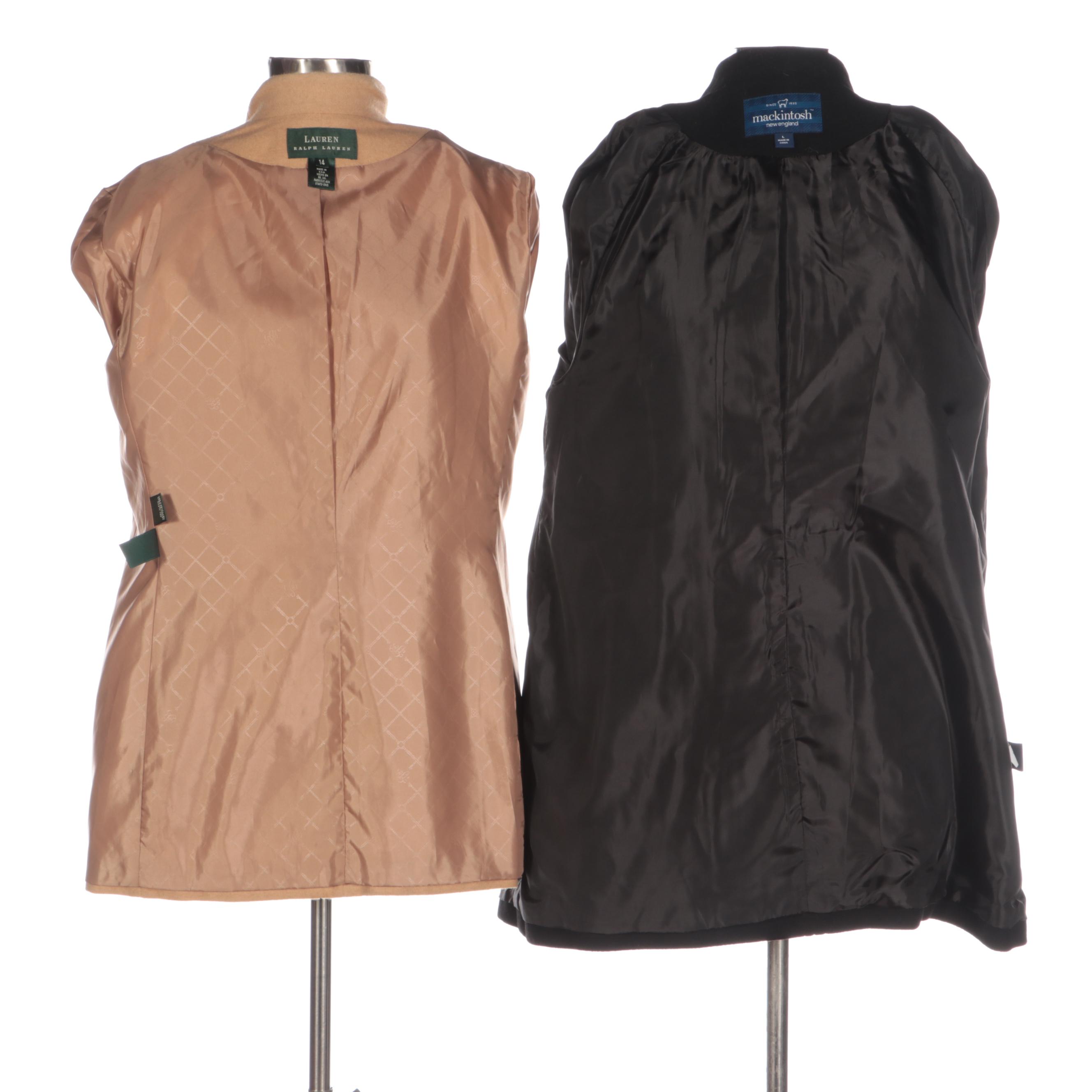 Lauren Ralph Lauren Camel Hair Blazer and Mackintosh Coat