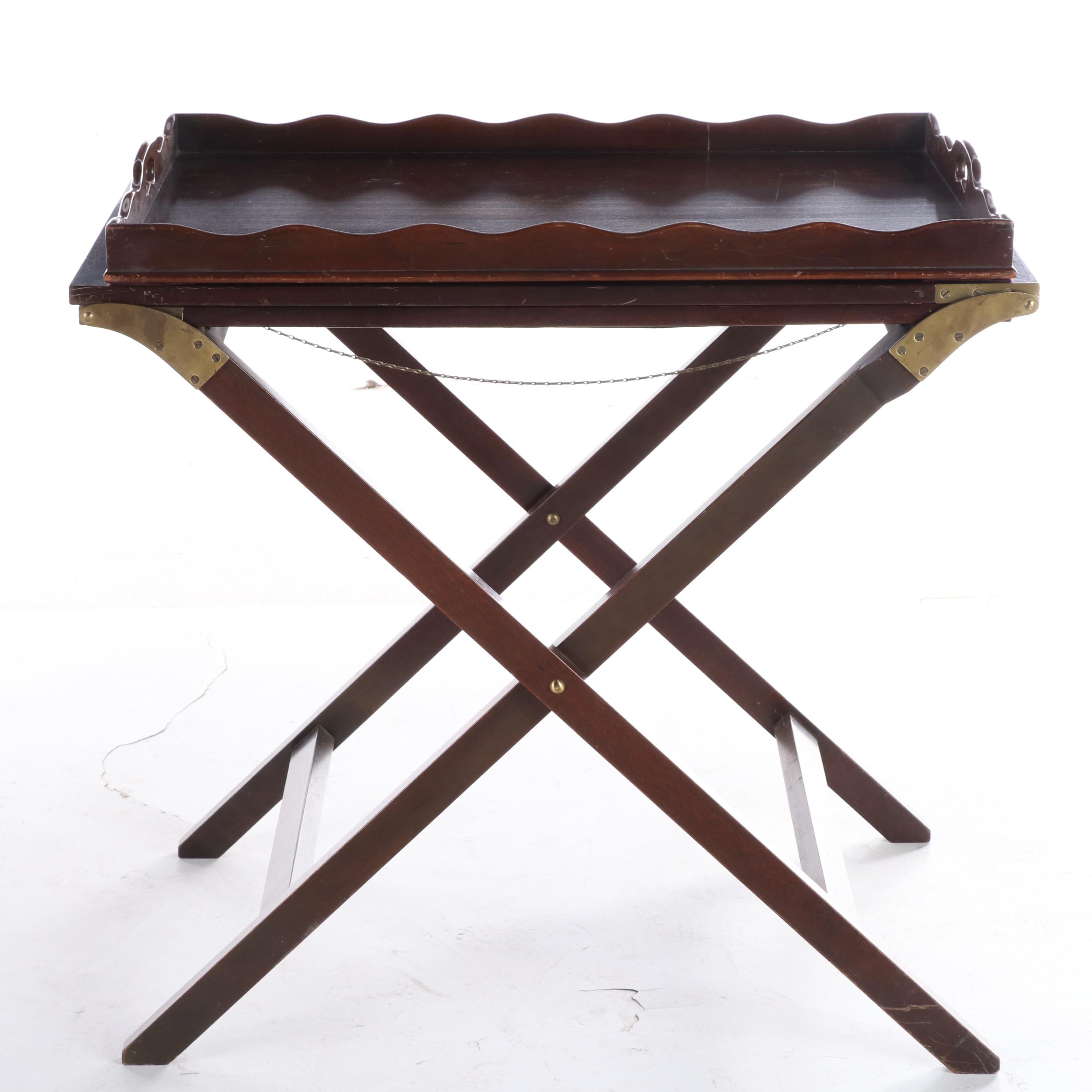 Baker Furniture "The Party Butler" George III Style Mahogany Serving Table
