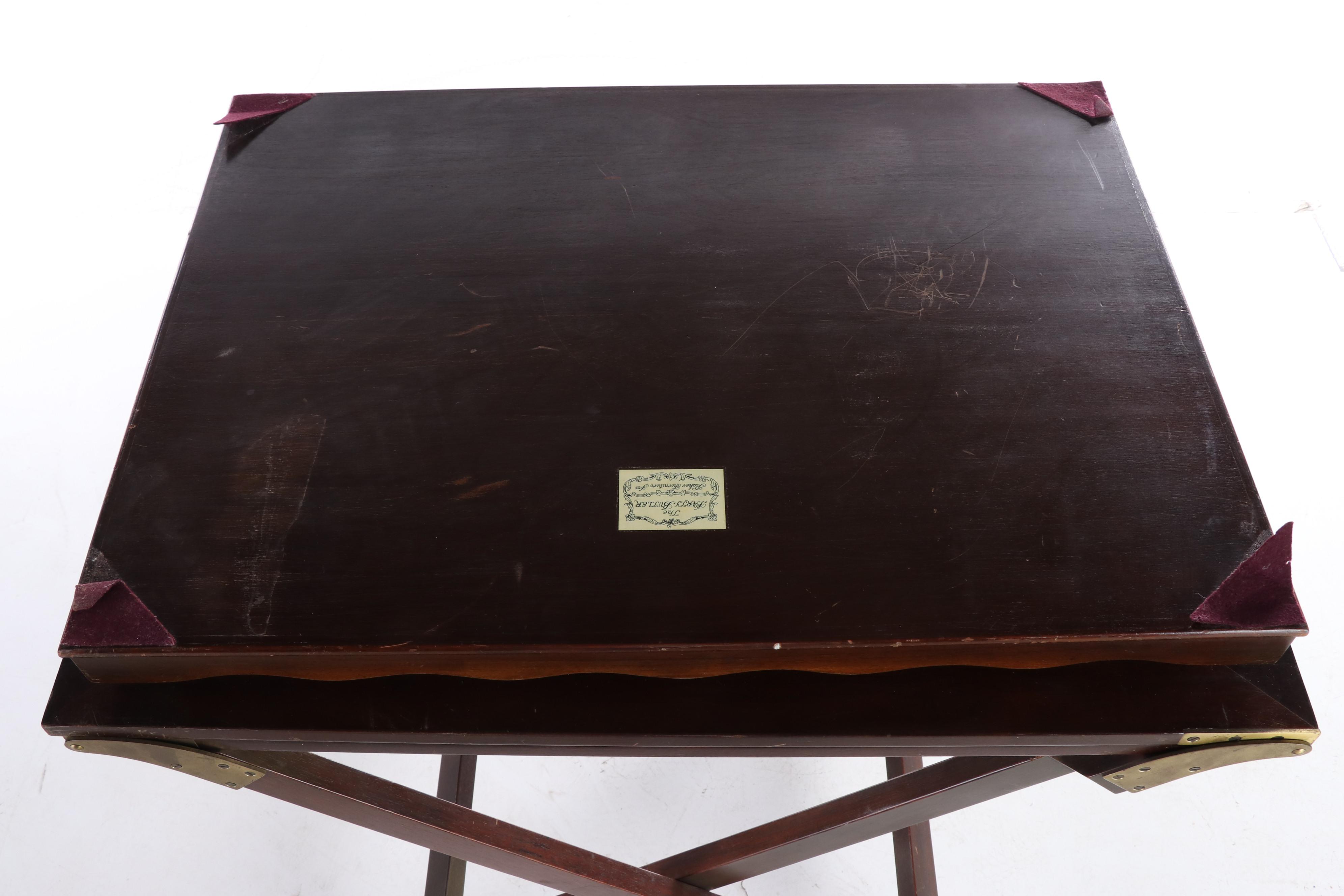Baker Furniture "The Party Butler" George III Style Mahogany Serving Table