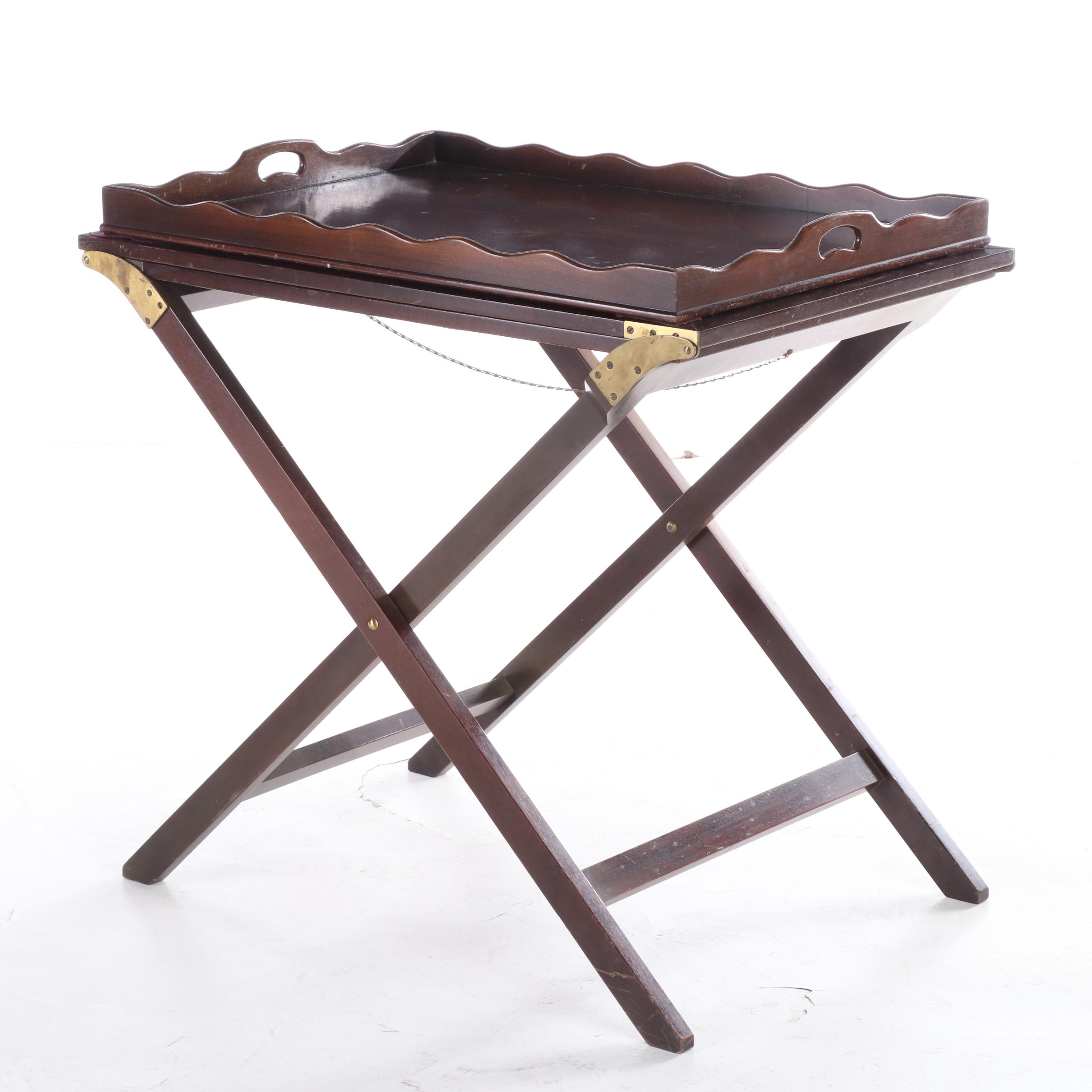 Baker Furniture "The Party Butler" George III Style Mahogany Serving Table