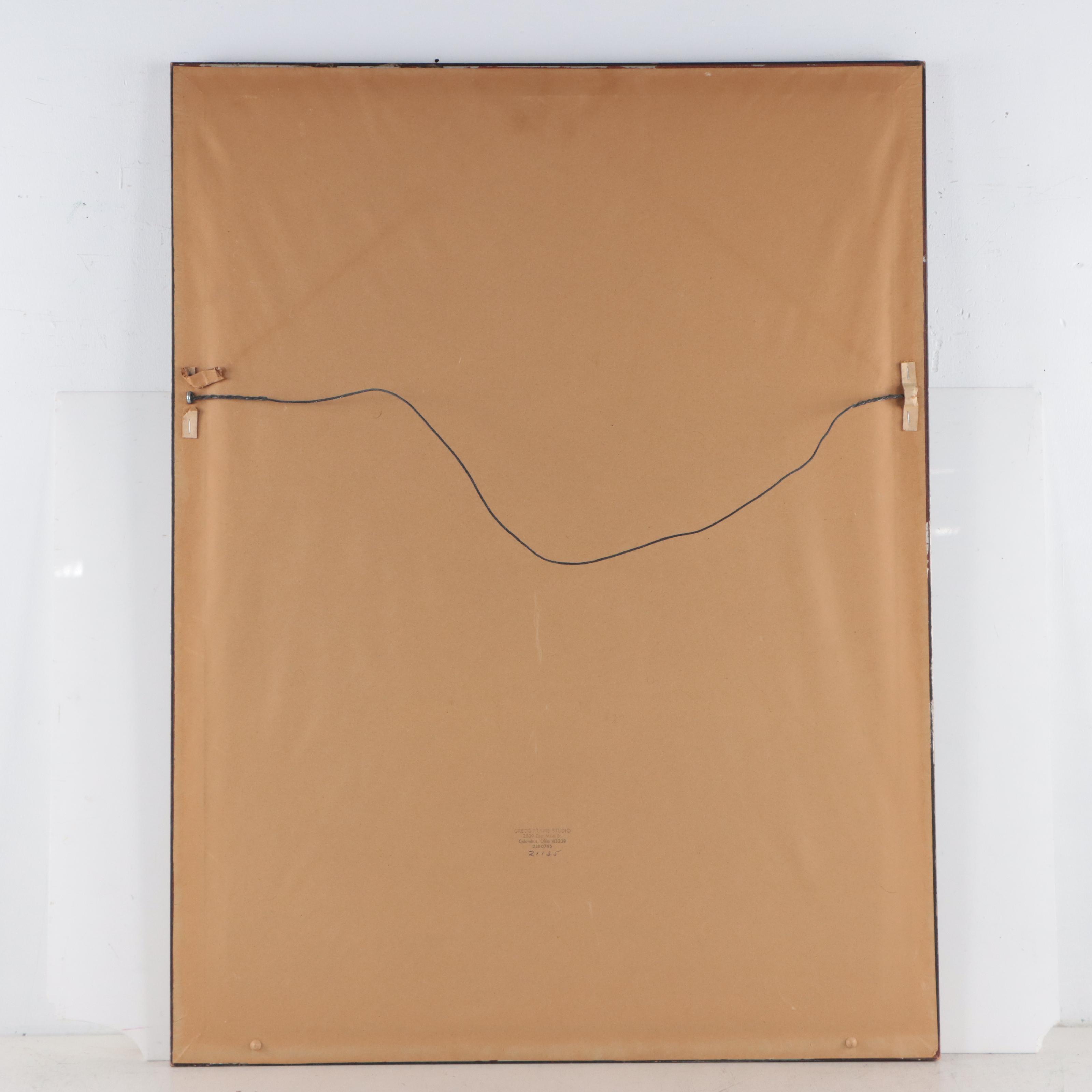 Roland Rogers Watercolor Painting of Harbor Scene