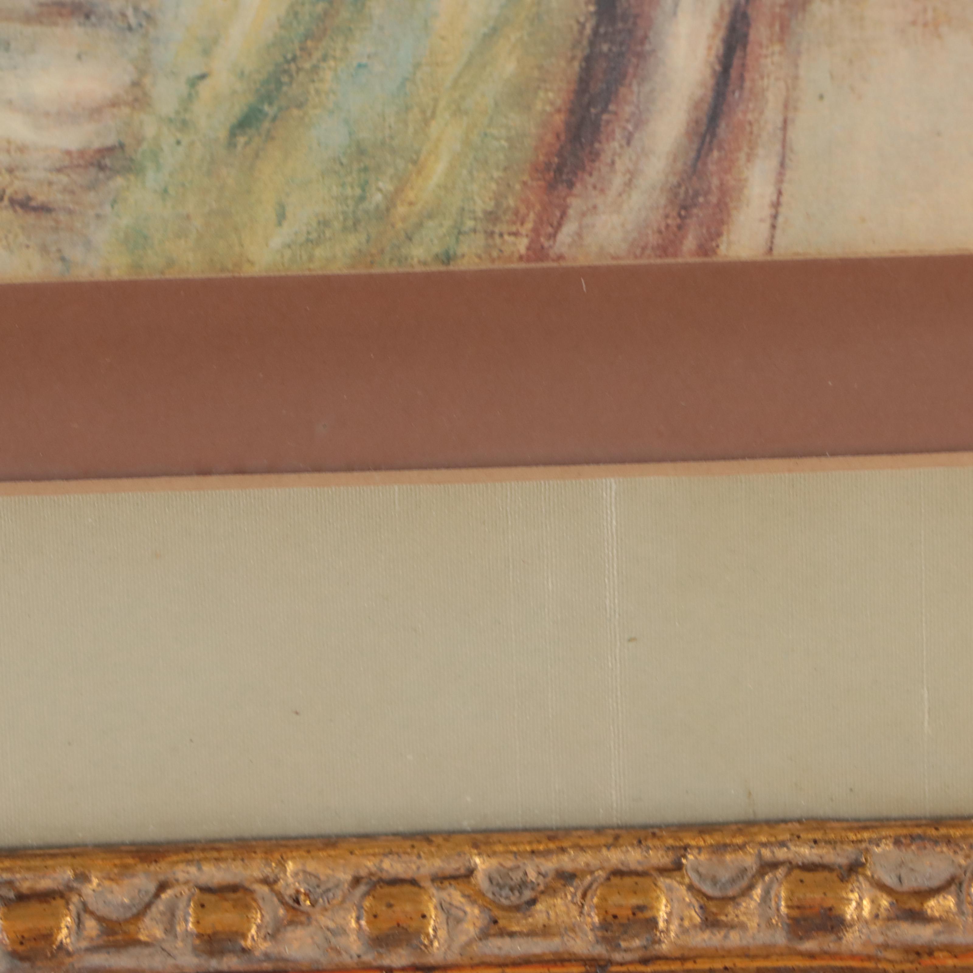 Offset Lithograph After Pierre Auguste-Renoir "Portrait of a Young Lady"