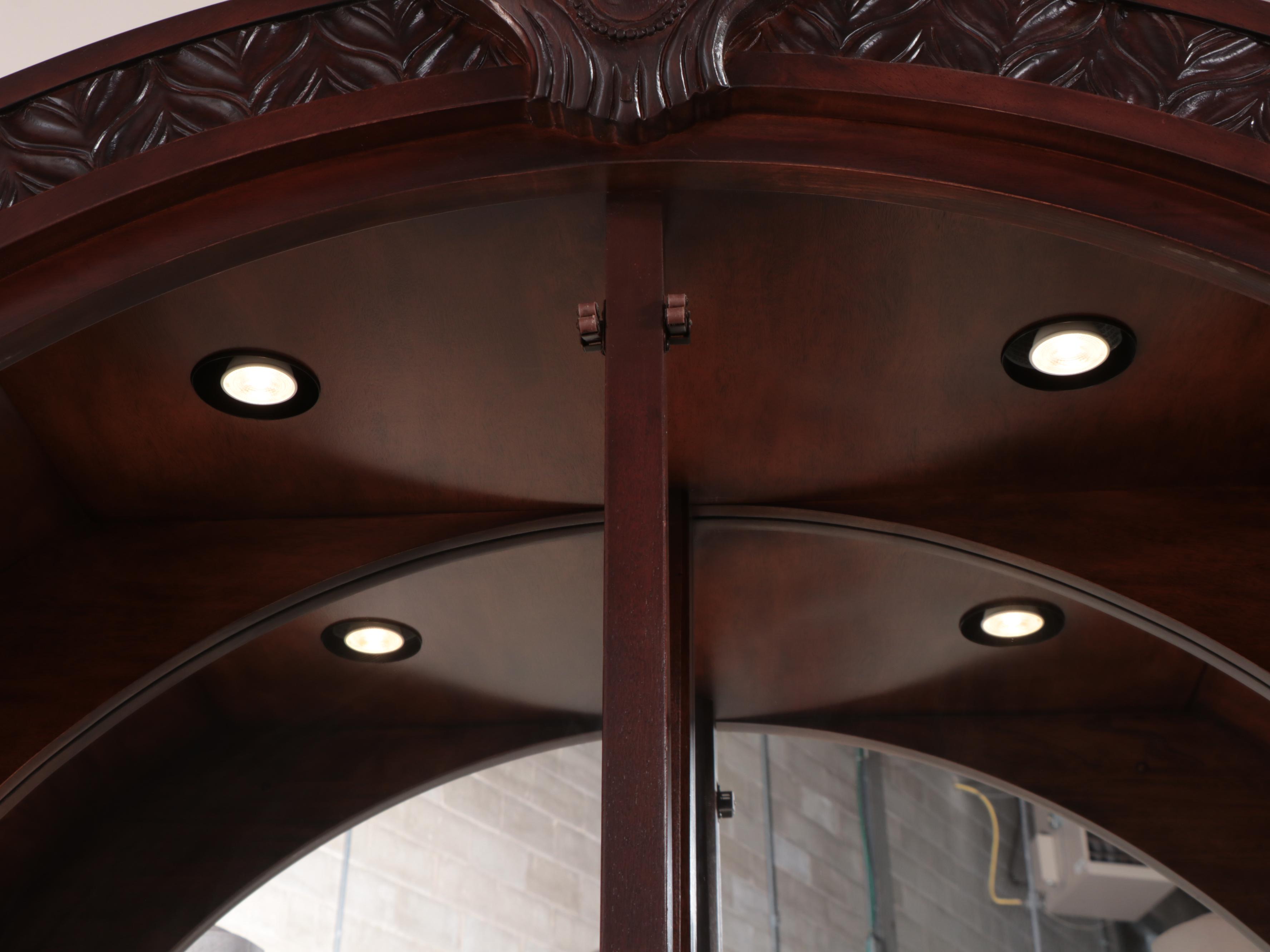 Bernhardt "Grand Savannah" Mahogany-Stained China Cabinet