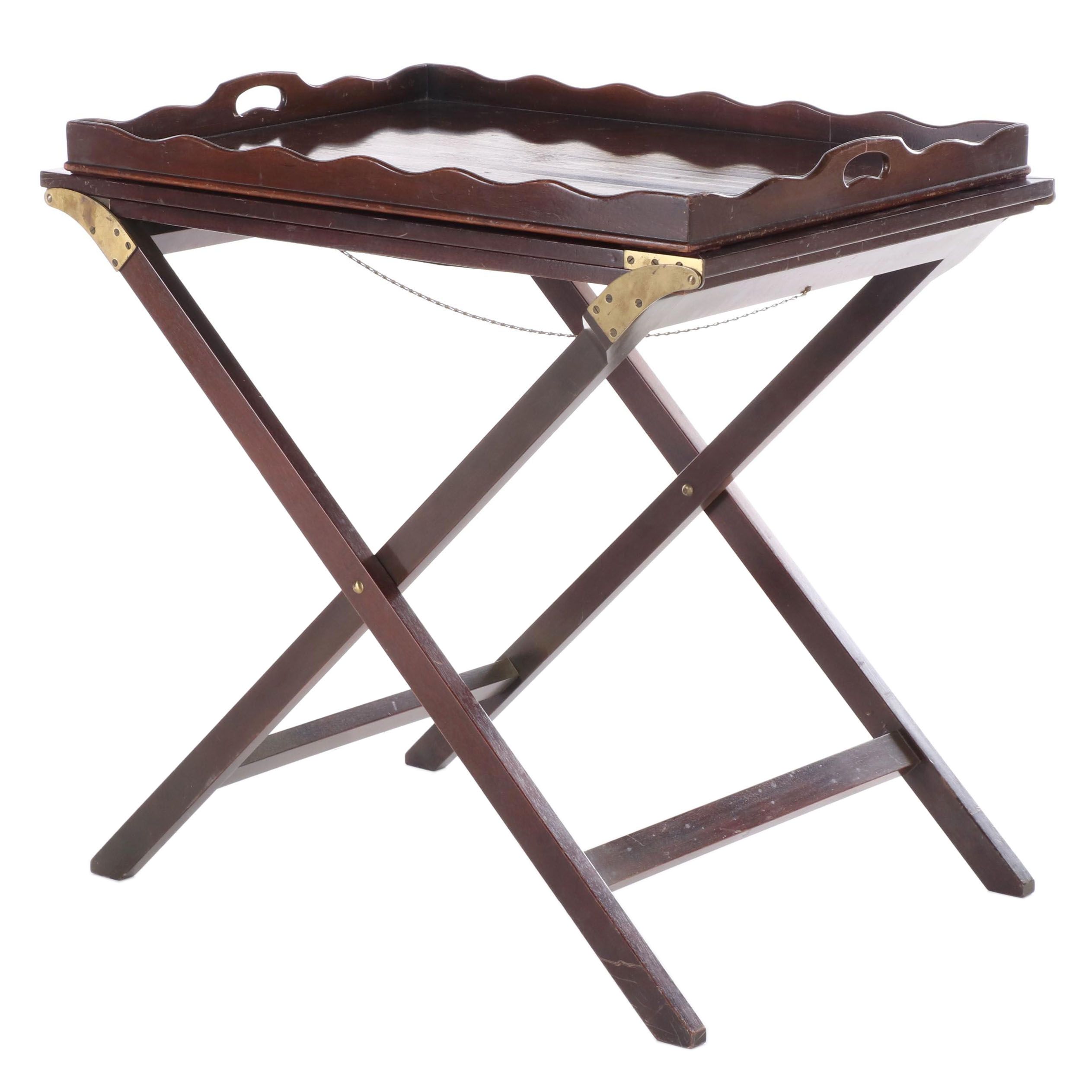 Baker Furniture "The Party Butler" George III Style Mahogany Serving Table