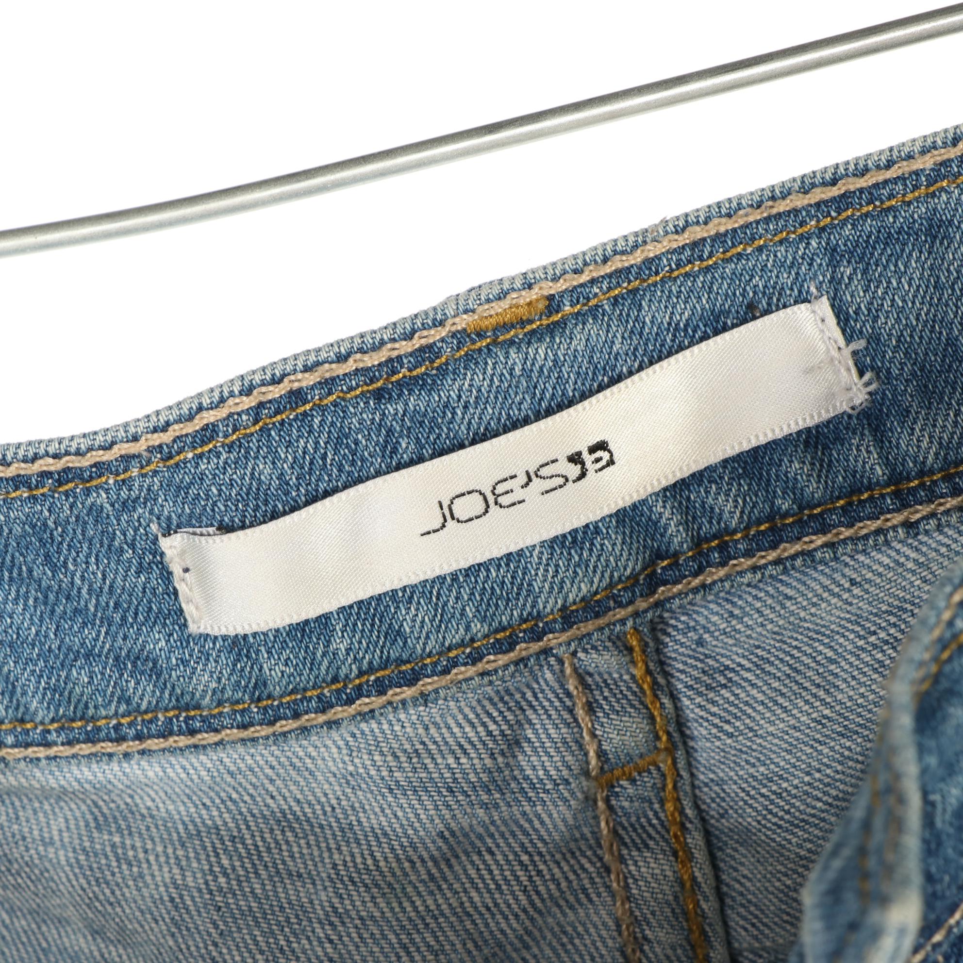 Tibi Boyfriend Jacket, Style Straight Pants, and Joe's Wide Raw Hem Kicker Jeans