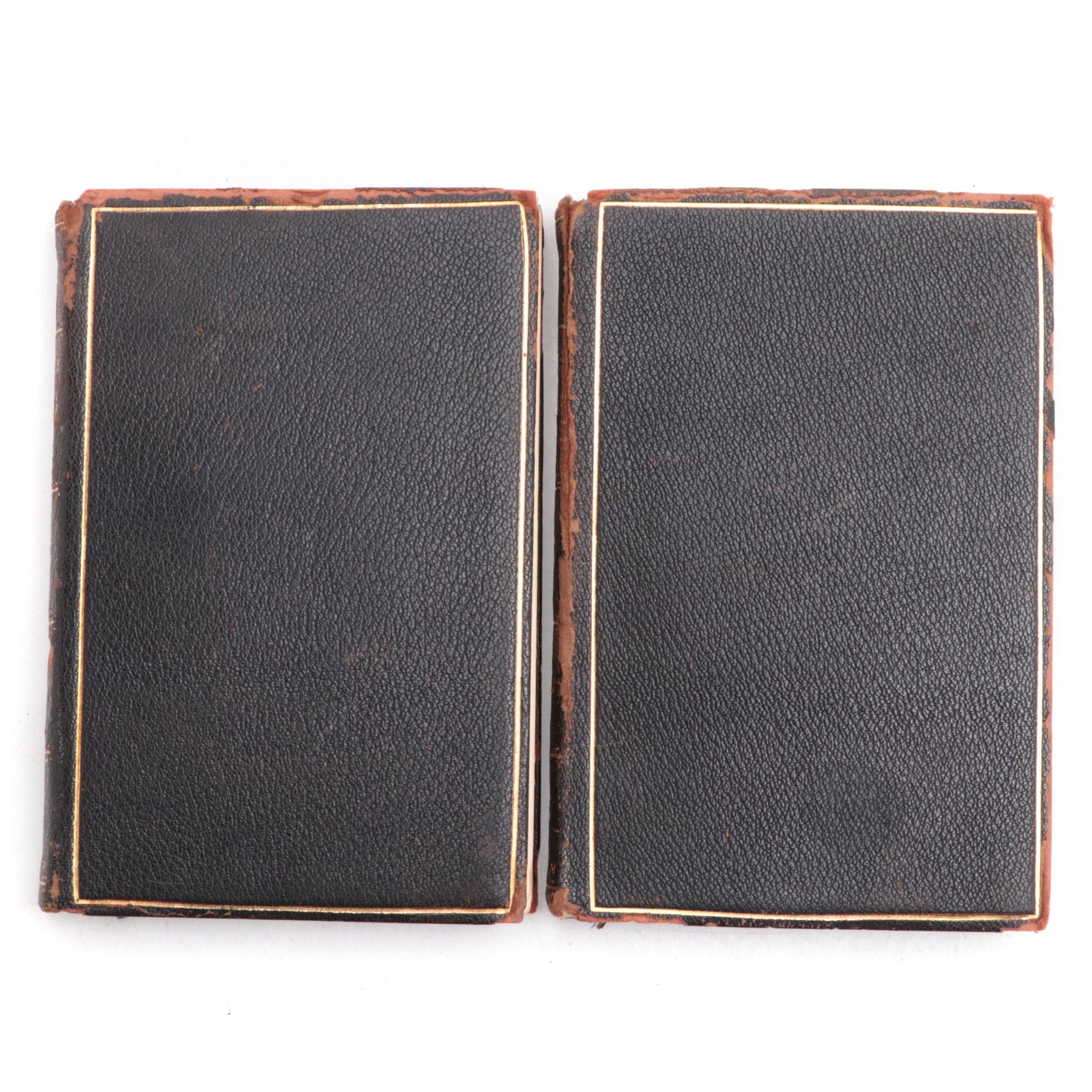 Leather Bound "The Works of Edgar Allan Poe" Vol. II–III, Early 20th Century