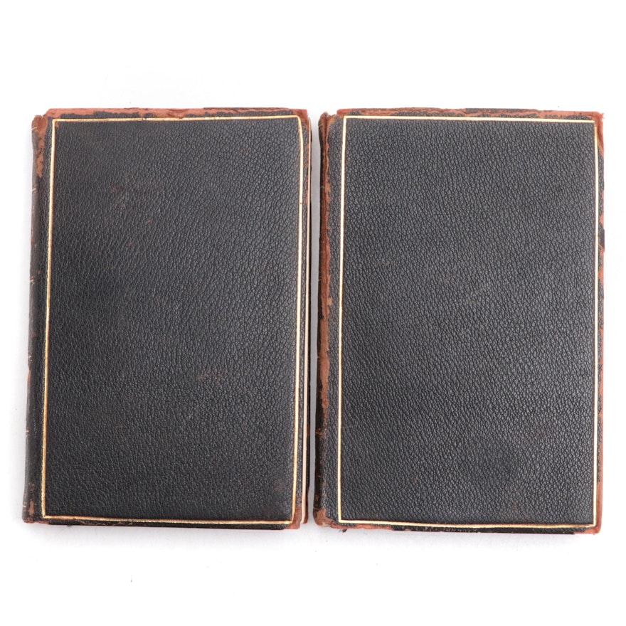 Leather Bound "The Works of Edgar Allan Poe" Vol. II–III, Early 20th Century