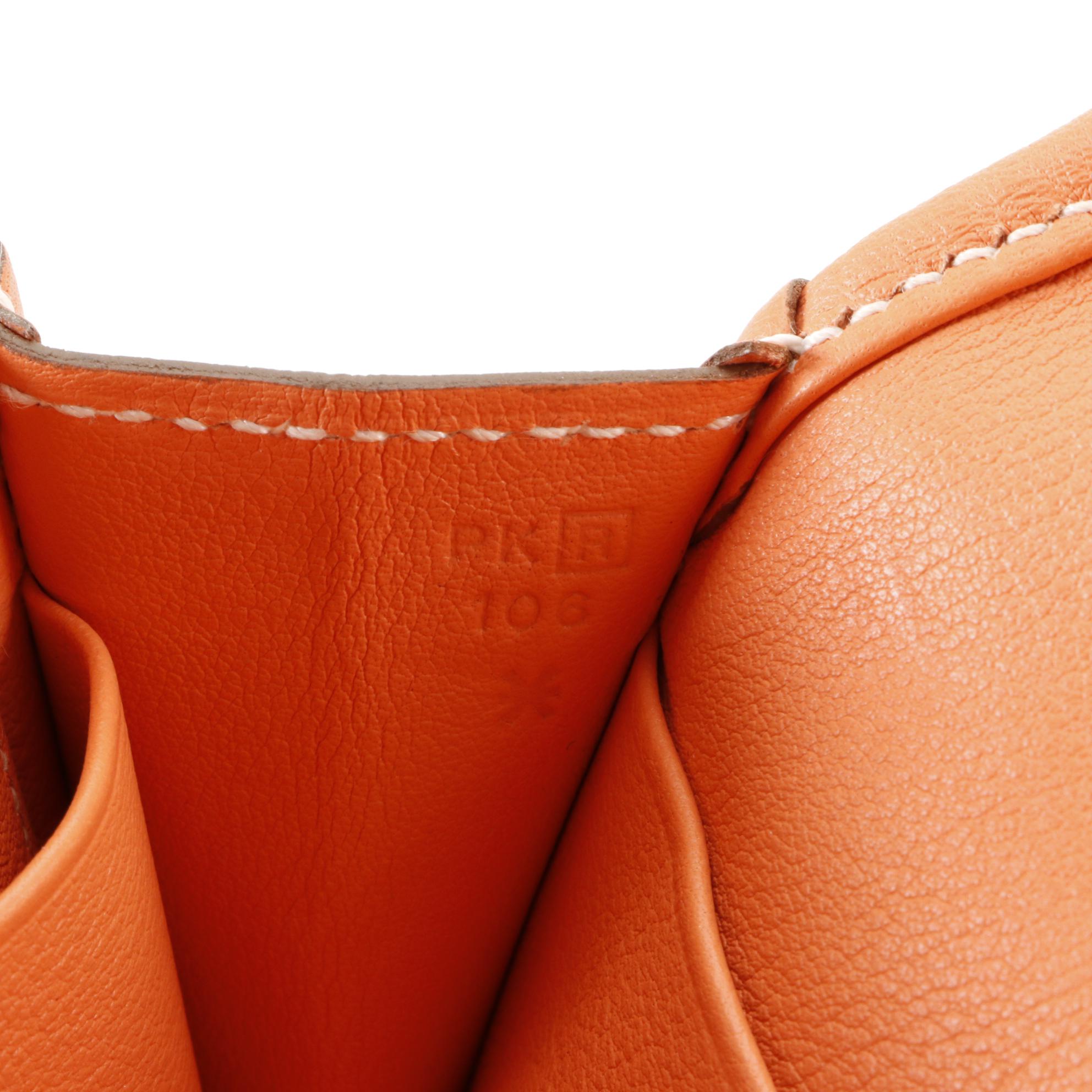 Hermès Jige Duo Wallet Clutch in Swift Leather