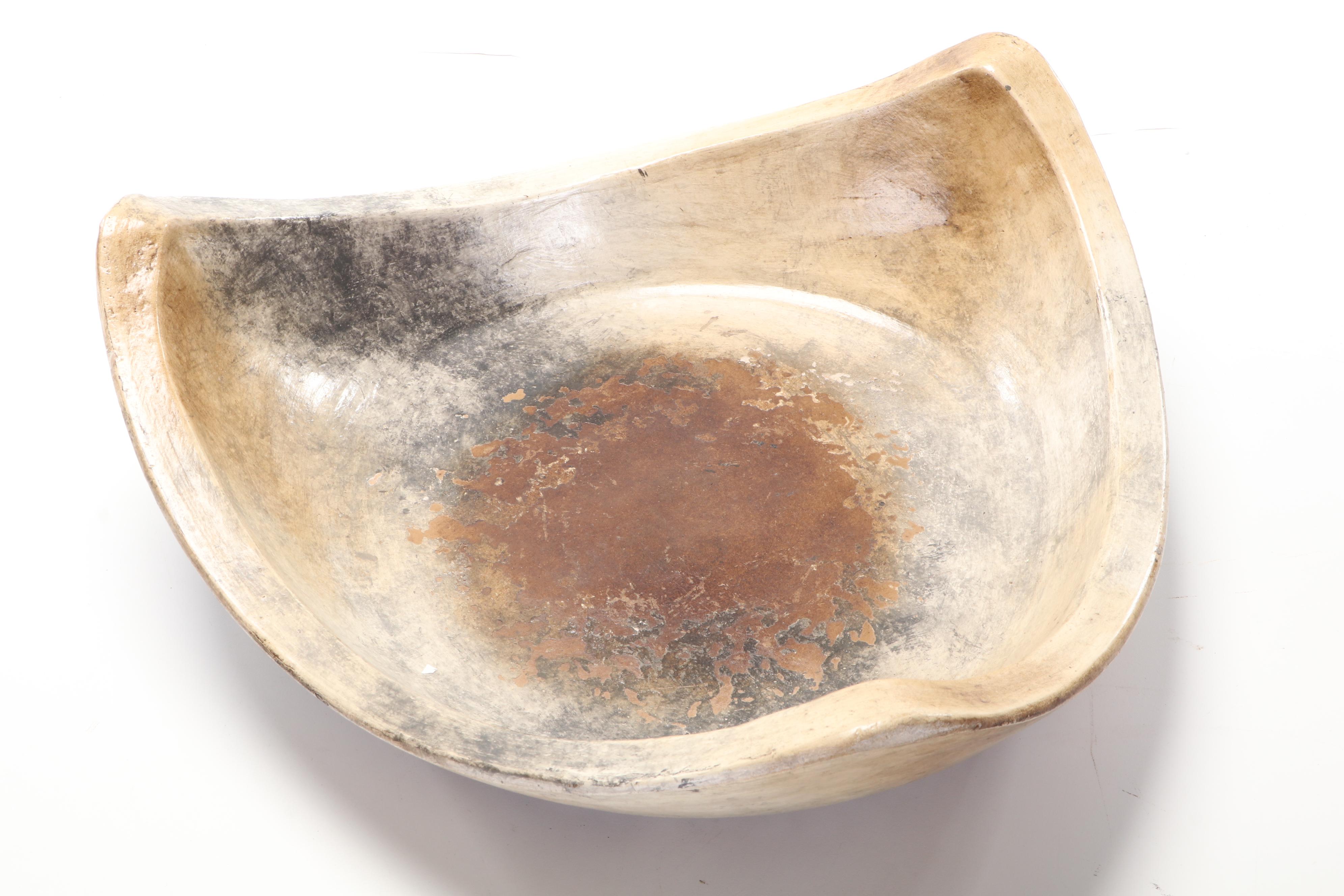 Composite Fruit Bowl With Faux Fruit