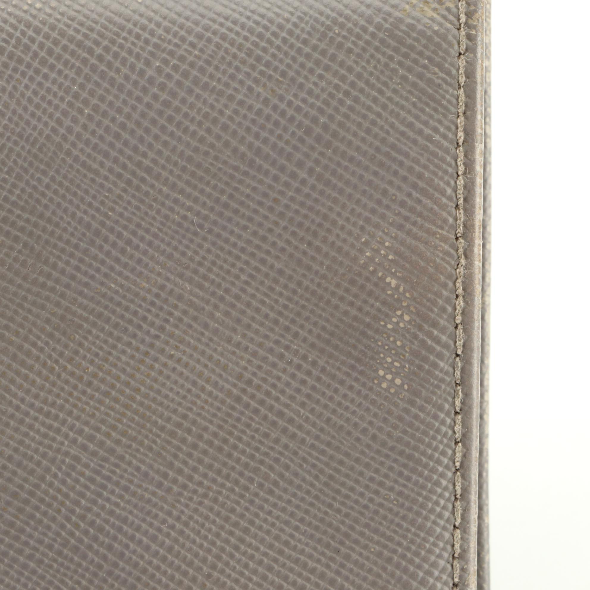 Prada Saffiano Leather Compact Wallet