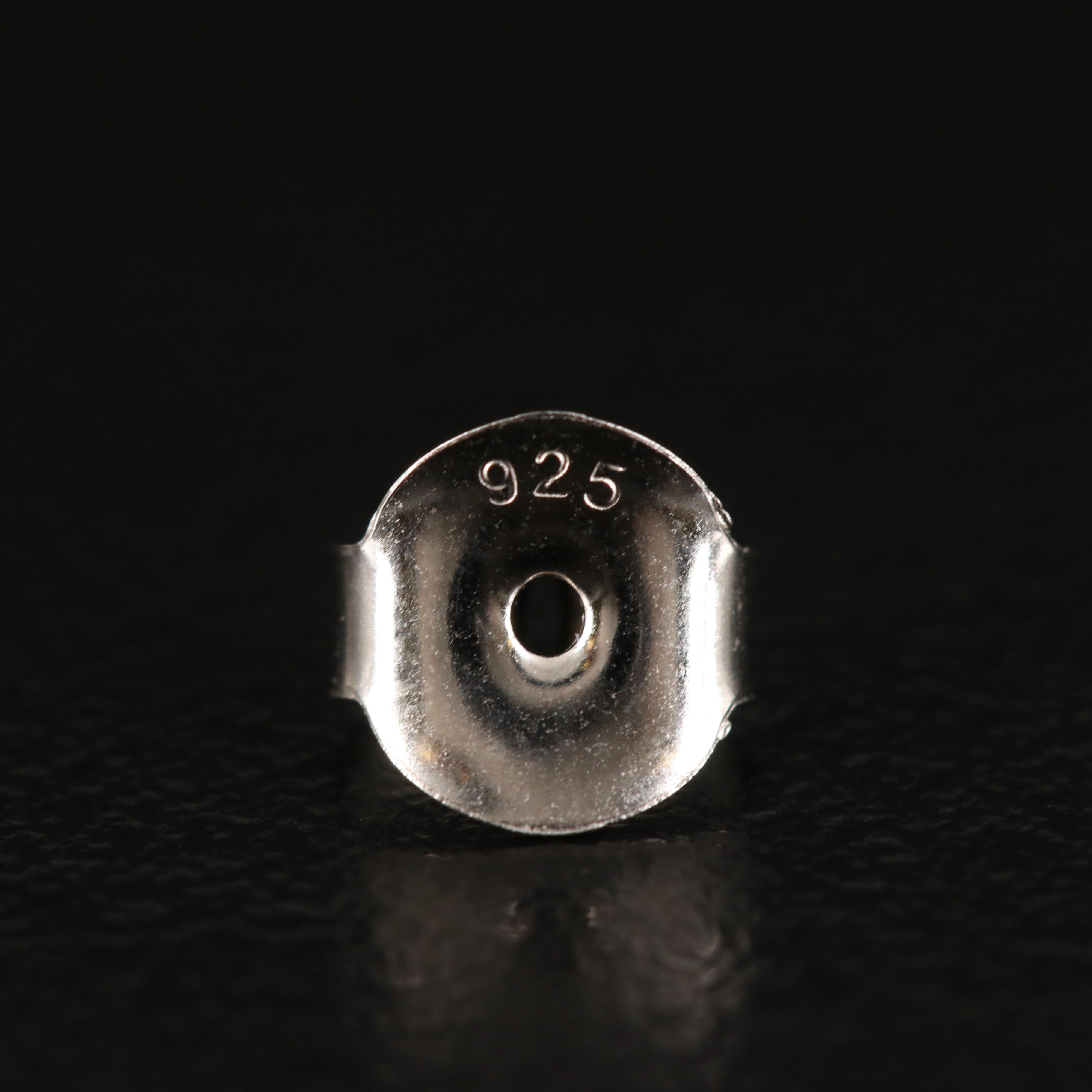 Sterling Peridot and Tanzanite Button Earrings